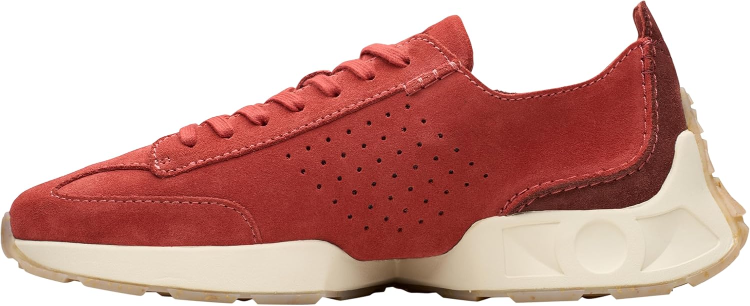 Thumbnail 1 de Clarks Craft Speed Homme en suède rouge – chaussure confort à semelle légère