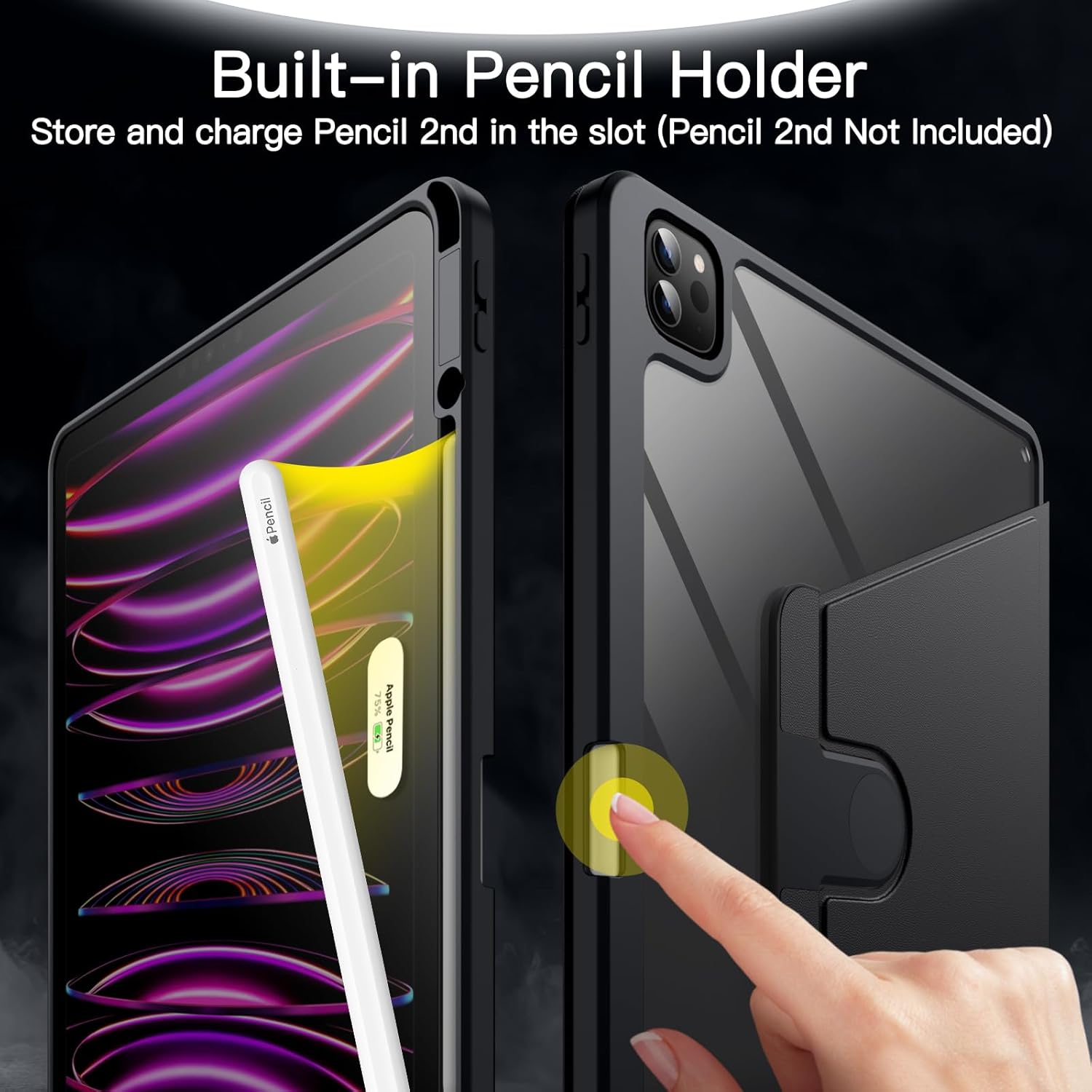 Thumbnail 4 de JETech Rotating Case for iPad Pro 12.9