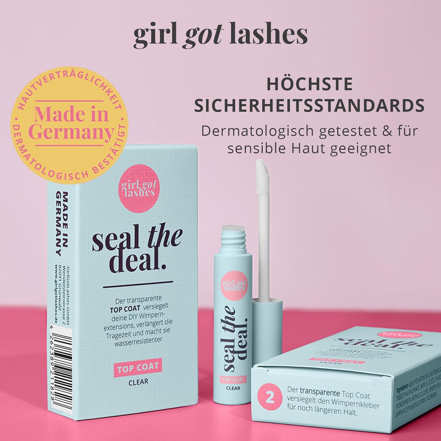 Thumbnail 2 de Seal the Deal Top Coat Clear – Wasserresistent für DIY-Wimpernextensions von GirlGotLashes
