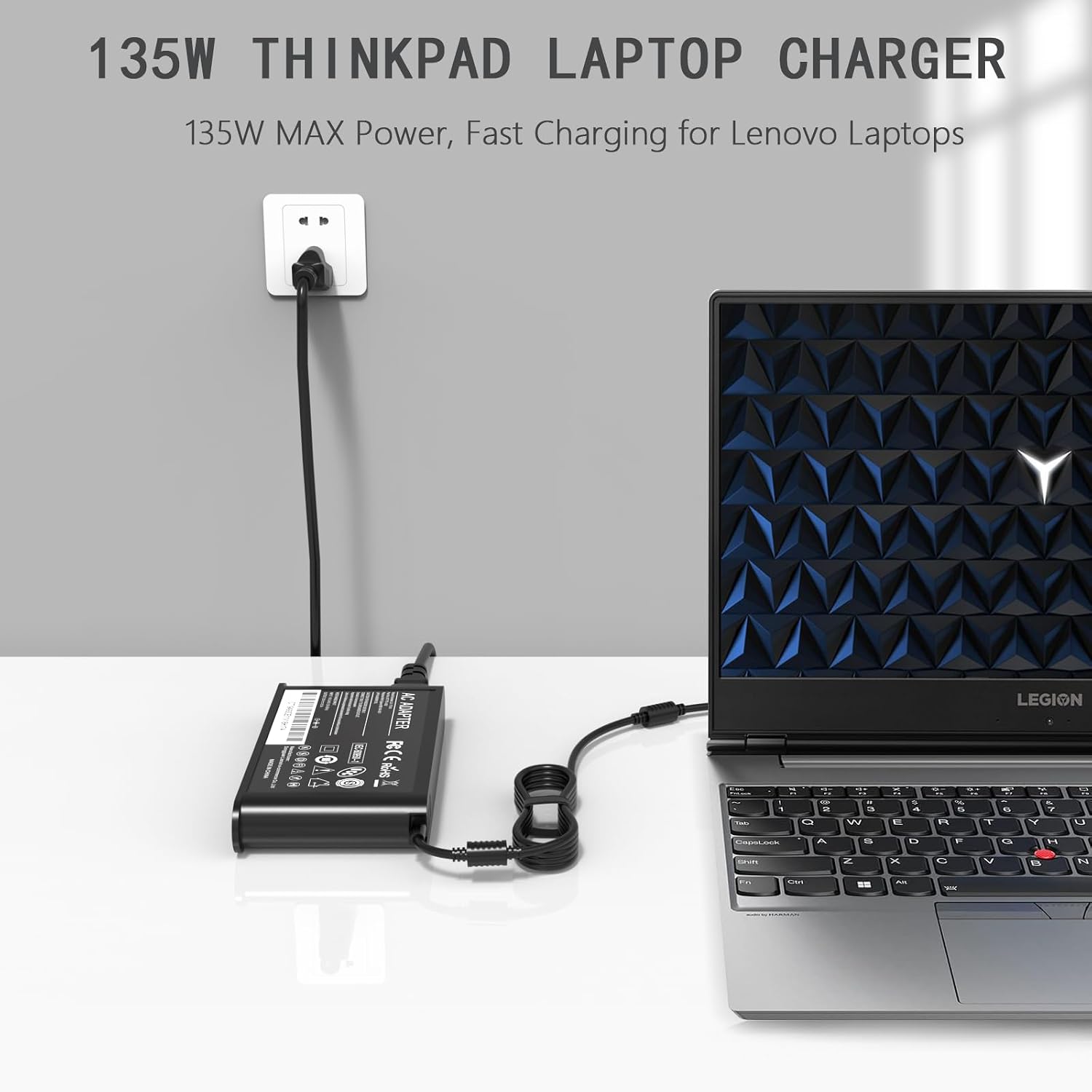 Thumbnail 5 de Chargeur Slim Tip 135W Lenovo ThinkPad / IdeaPad / LOQ / Legion