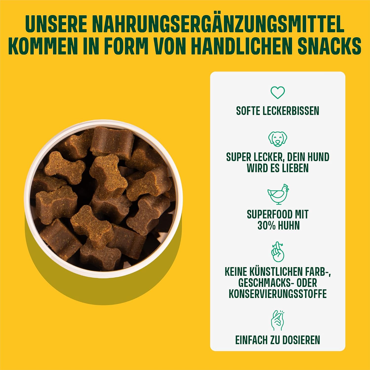 Detalle 2 de ivvi PROBIOTIC Probiotika 60 Snacks für Hunde