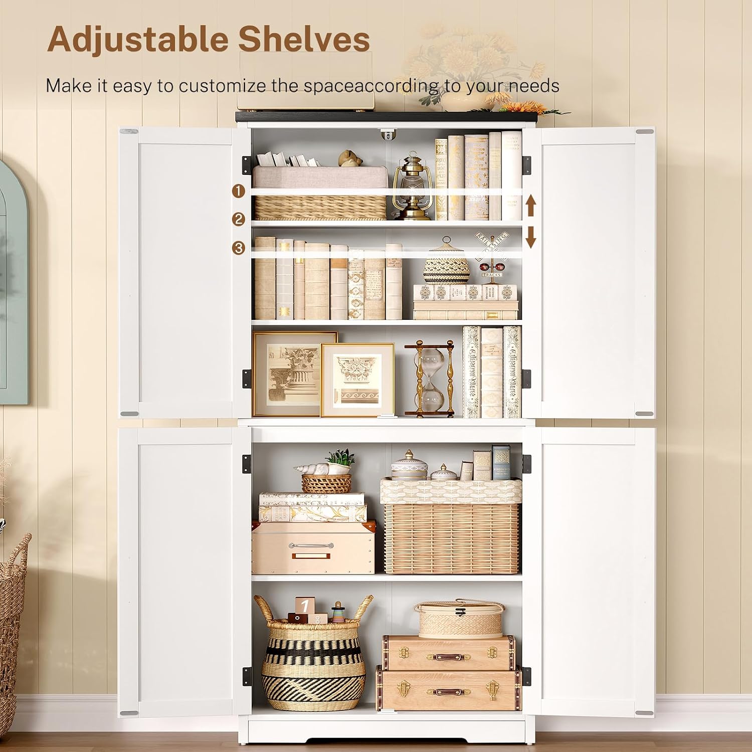 Detalle 2 de TEENFON Storage Cabinet, 4 Doors