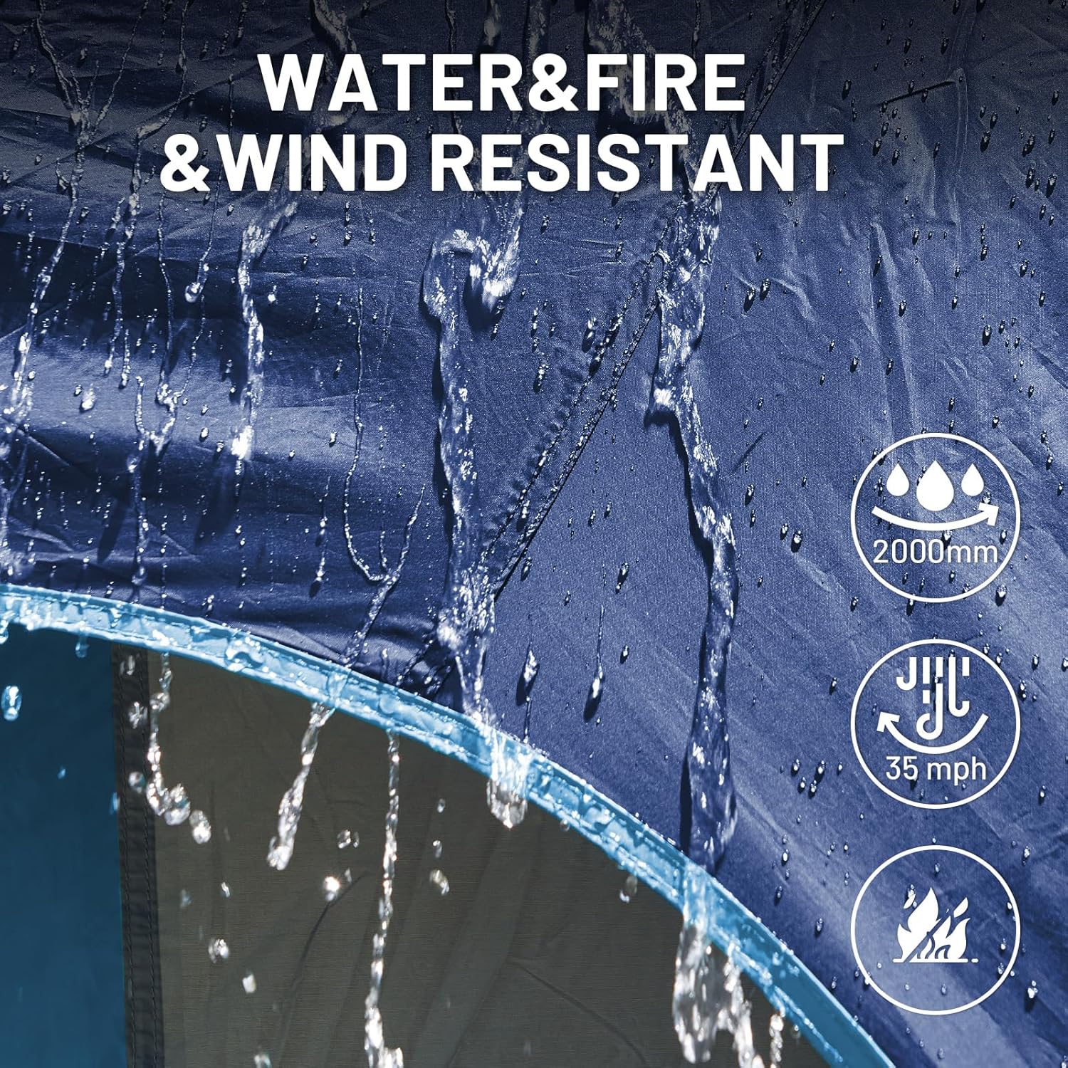 Thumbnail 5 de TIMBER RIDGE 5-9 Person SUV Tent with Screen Porch and Awning