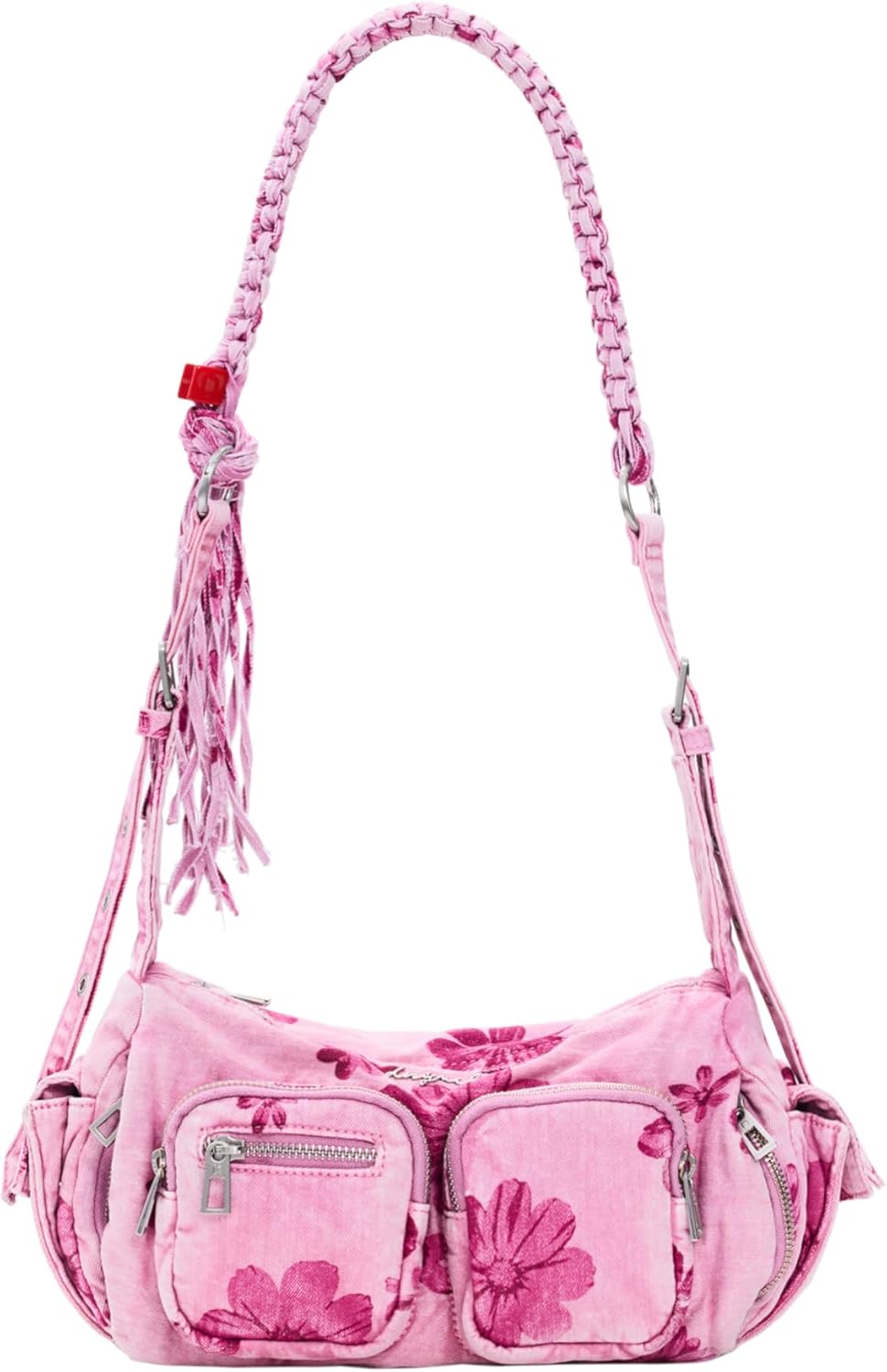 Thumbnail 3 de Desigual borsa a tracolla Margaritas Haban Denim – Candy Pink