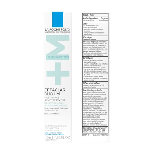 Thumbnail 9 de La Roche-Posay Effaclar Salicylic Acid Acne Treatment for Face 1.35 oz