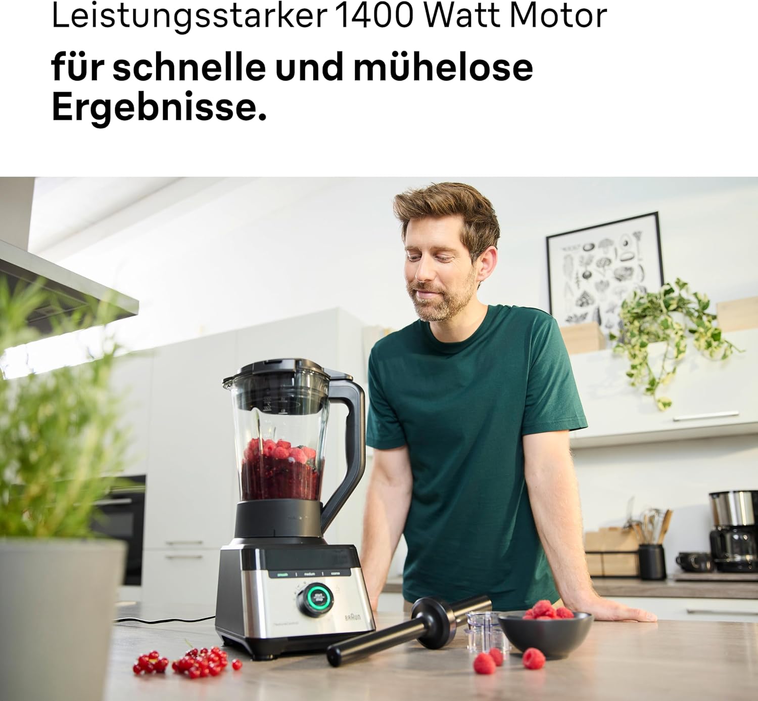 Thumbnail 6 de Braun PowerBlend 7: Hochleistungs-Standmixer mit TriAction-Mixbehälter und 600 ml To-Go-Becher