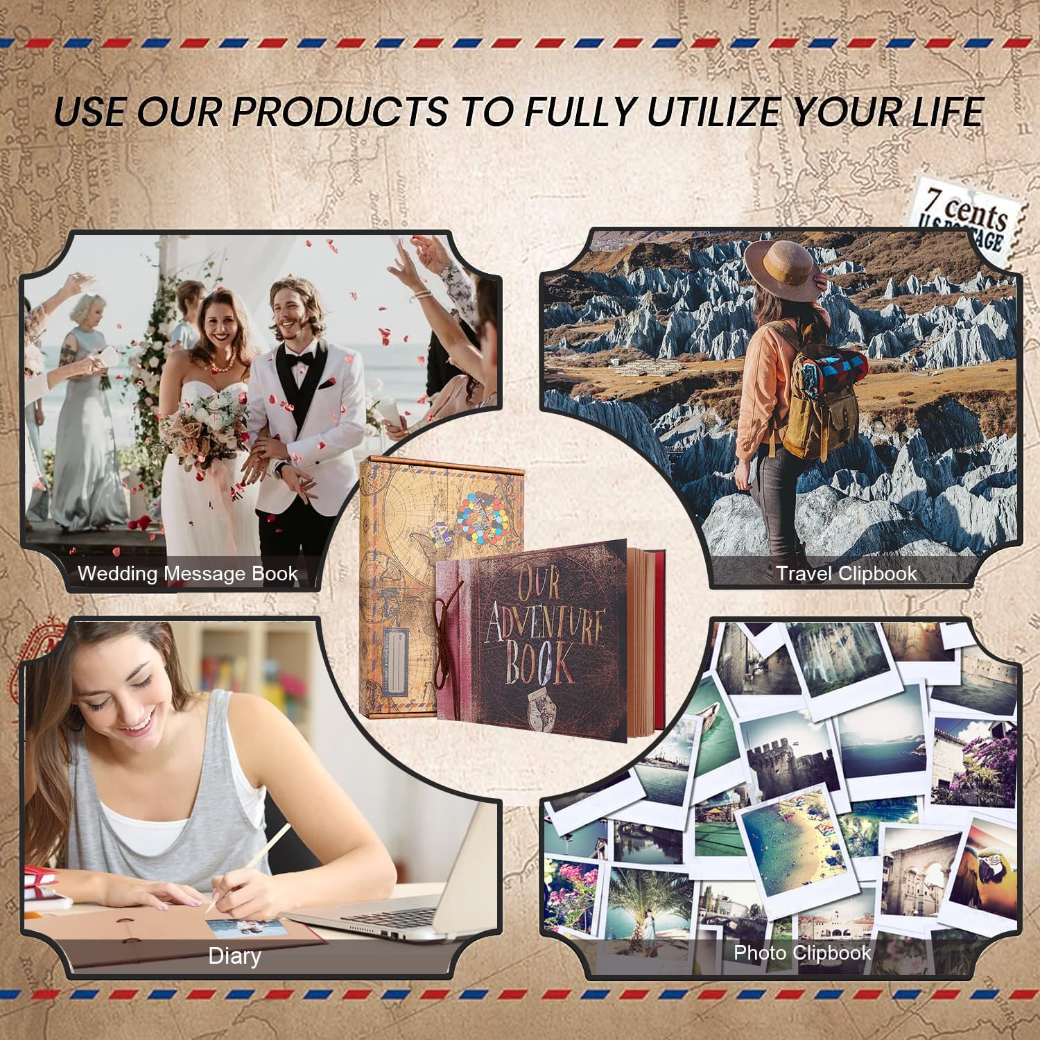 Thumbnail 7 de Our Adventure Book 📖 Álbum de Fotos y Recuerdos 80 Páginas