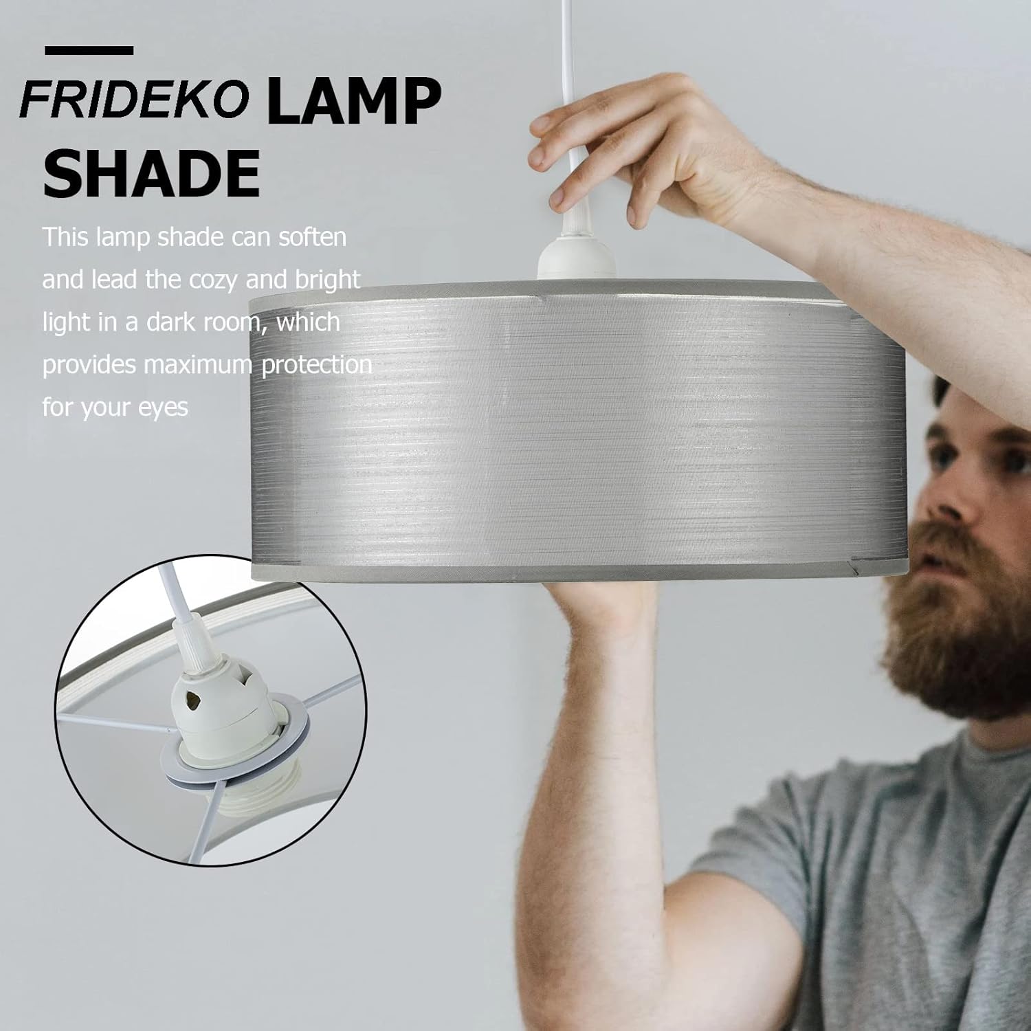 Thumbnail 6 de FRIDEKO Home 2 Tier 30cm ceiling lampshade