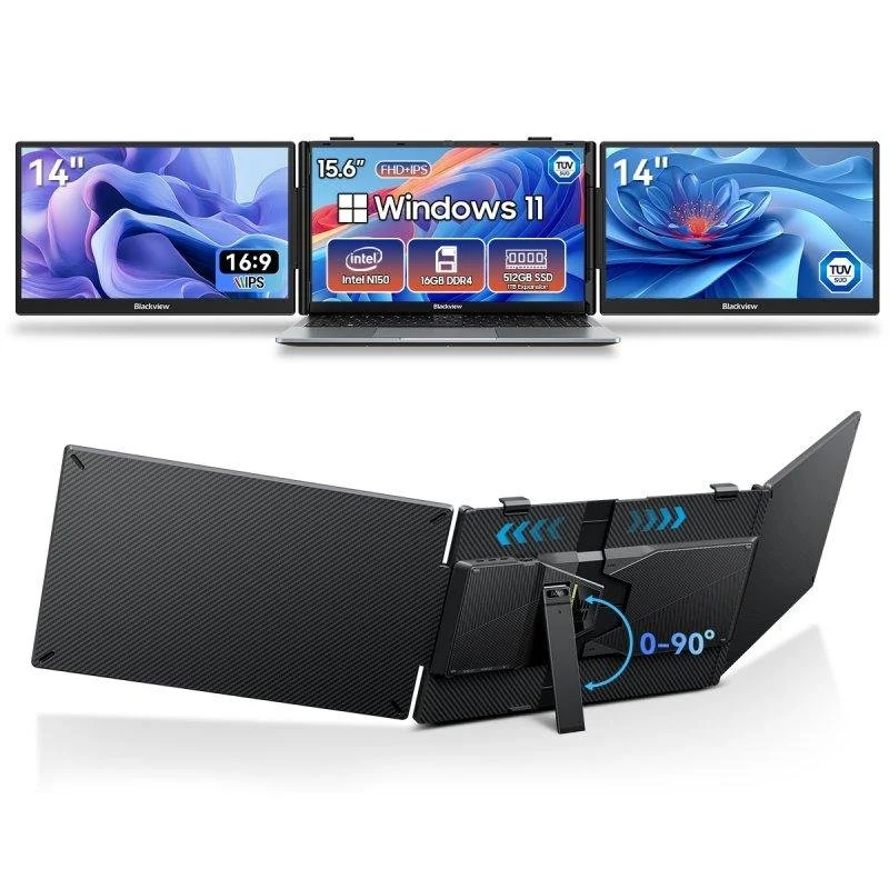 Detalle de Monitor Blackview DCM5 14" FullHD IPS: portátil, USB-C y altavoz integrado