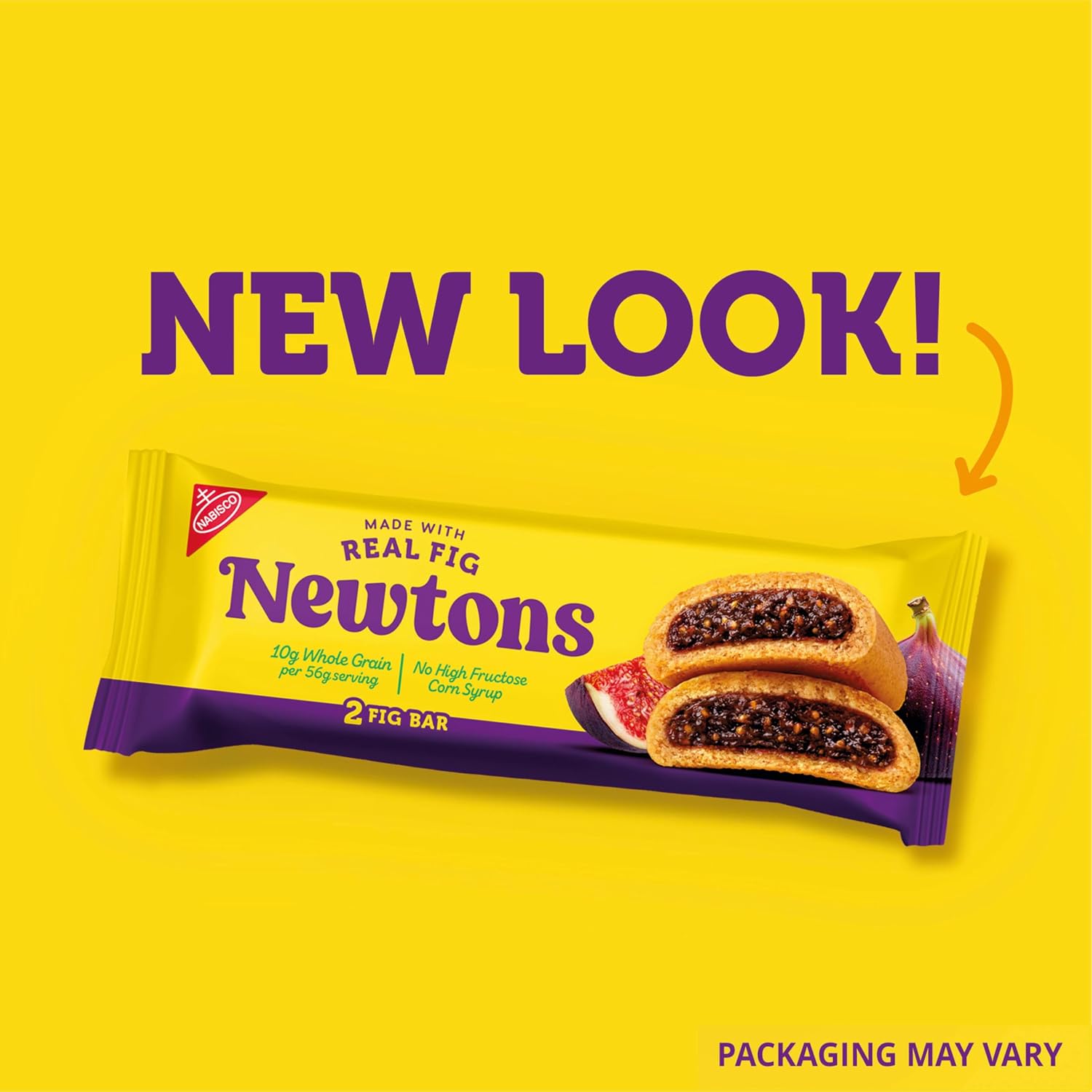 Detalle 1 de NEWTONS Soft Baked Real Fruit Fig Bars, 40 Individually Wrapped Snack Packs