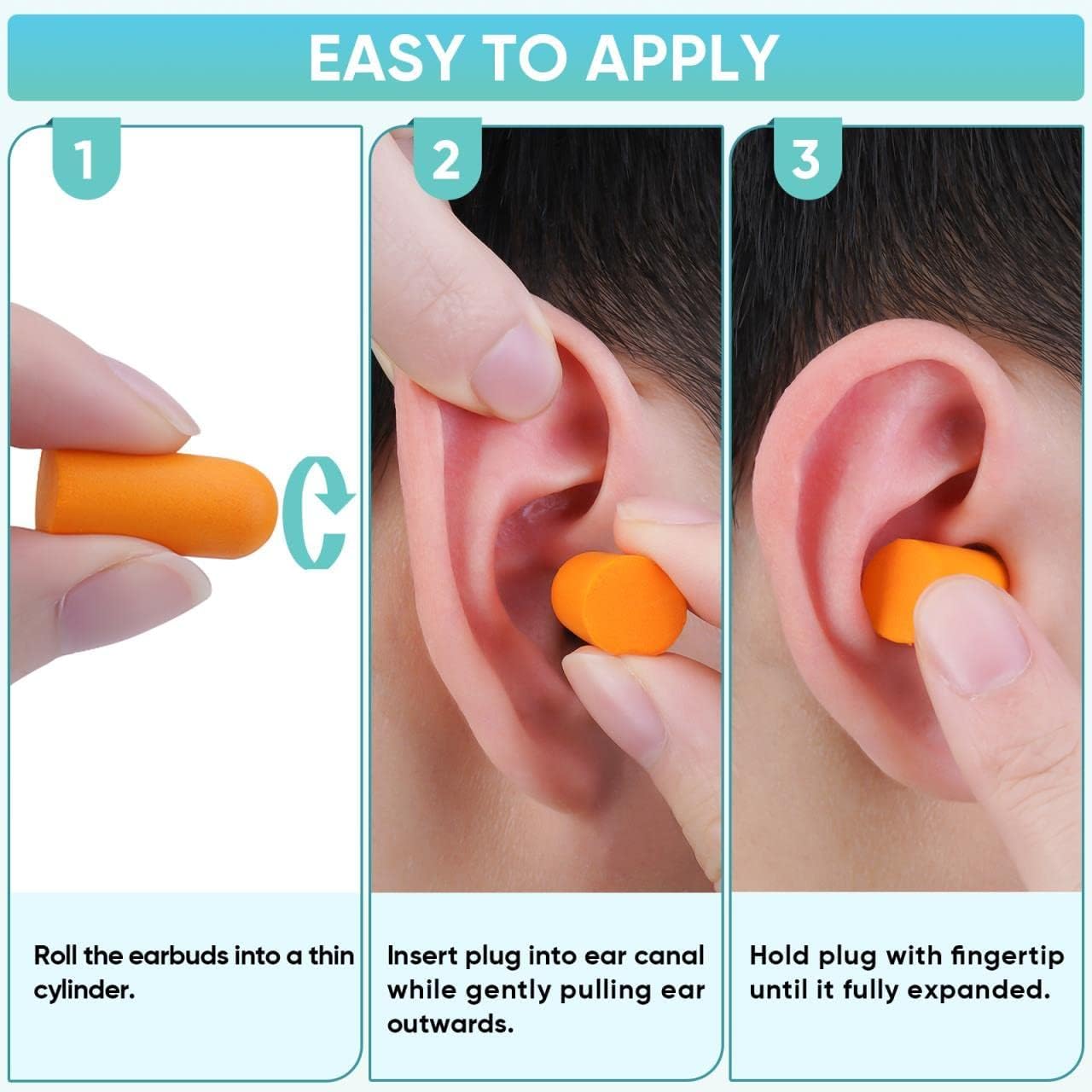 Thumbnail 6 de TICONN 100-Pair Foam Ear Plugs, Up to 32 dB Noise Reduction, Disposable