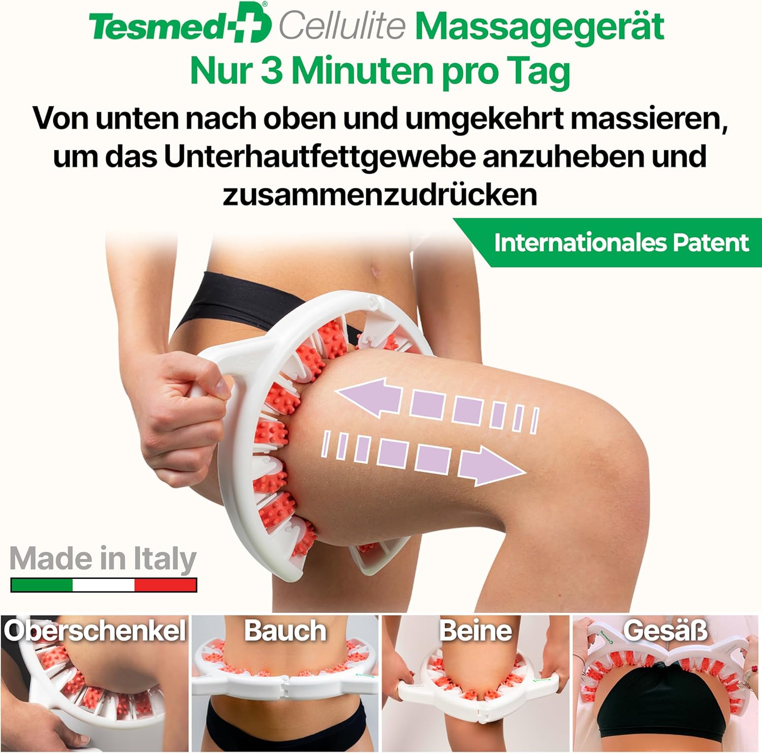 Thumbnail 4 de TESMED CELLULITE Massage-Roller 9–38 cm
