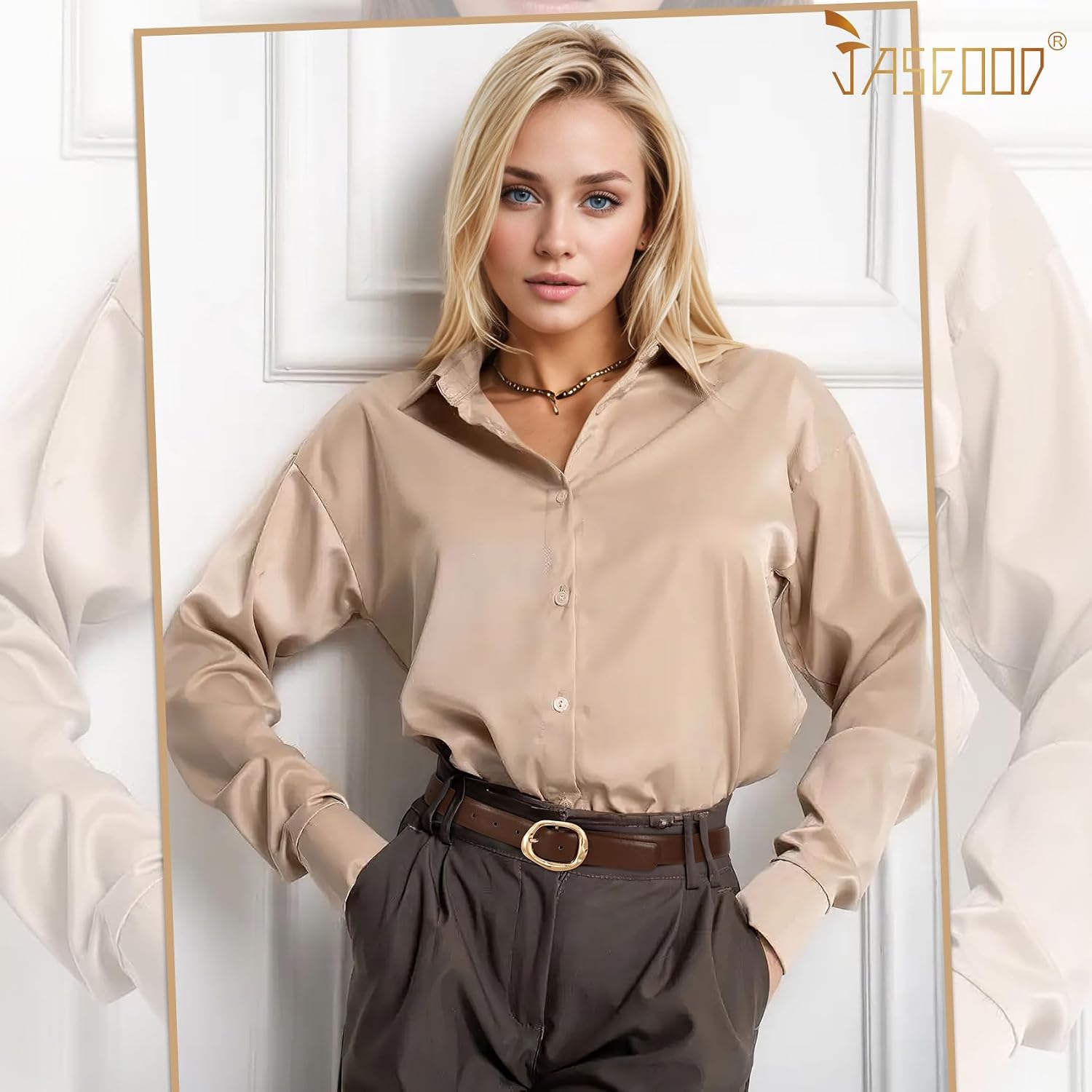 Detalle 2 de Women's Faux Leather Belt