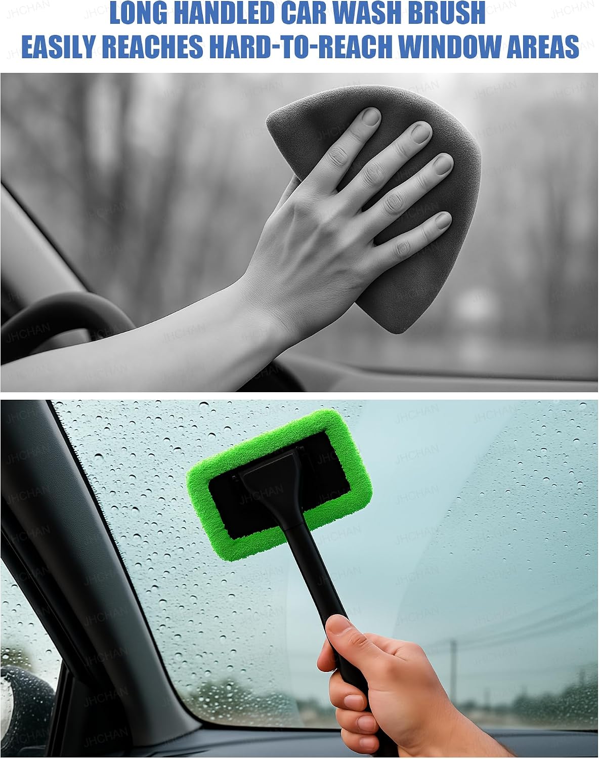 Detalle 2 de JHCHAN Car Windscreen Cleaner Inside Tool