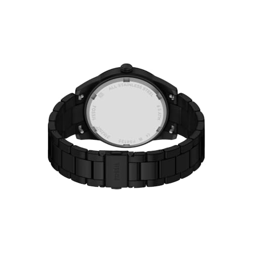 Detalle 2 de Fossil Pearson, montre homme à quartz multifonction, cadran noir, 42 mm