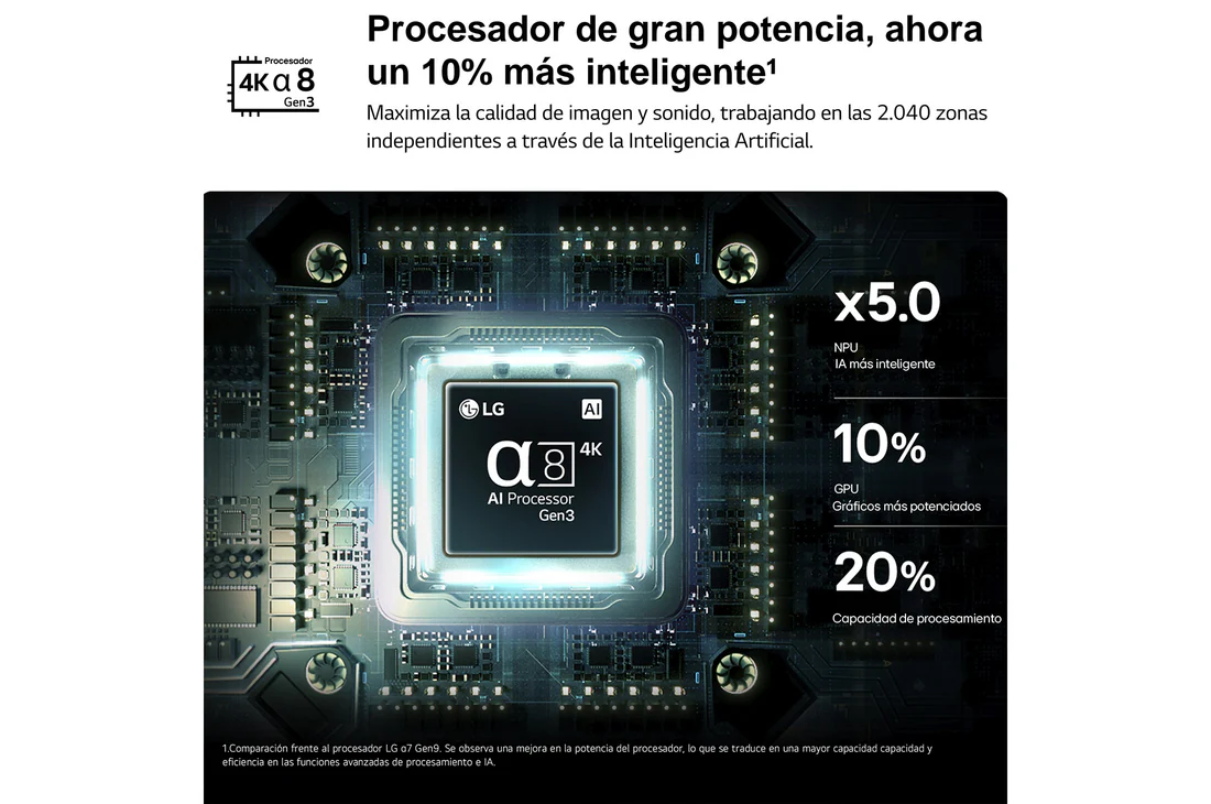 Detalle de LG QNED evo MiniLED AI QNED87 100'' 4K (2026) — 100QNED87B6