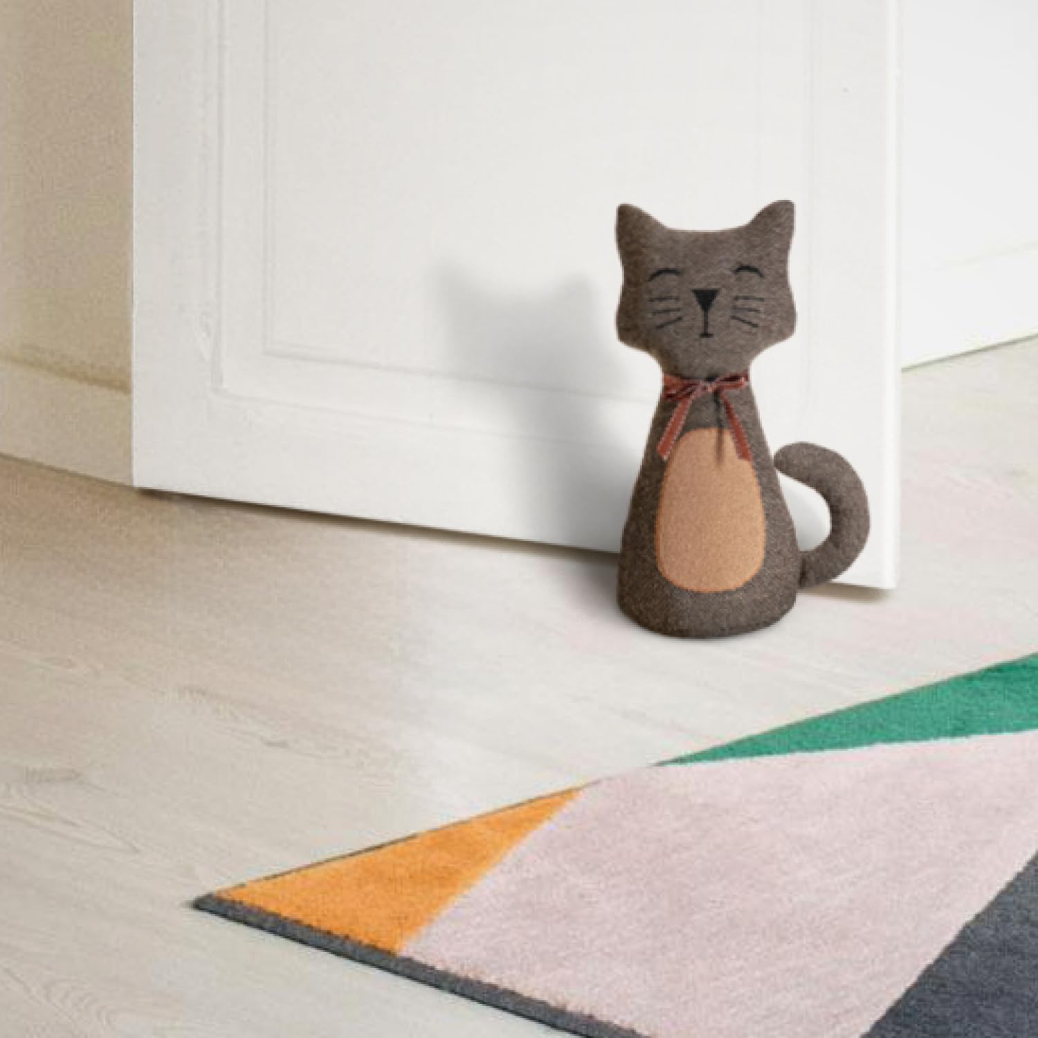 Thumbnail 6 de COM-FOUR Fermaporta: fermaporta pesante con design gatto, ideale per porte e finestre