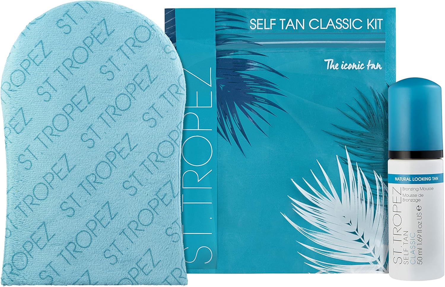 Thumbnail 1 de St.Tropez Self Tan Classic Starter Kit (Fake Tan Mousse 50ml + Applicator Mitt) – Vegan, cruelty free