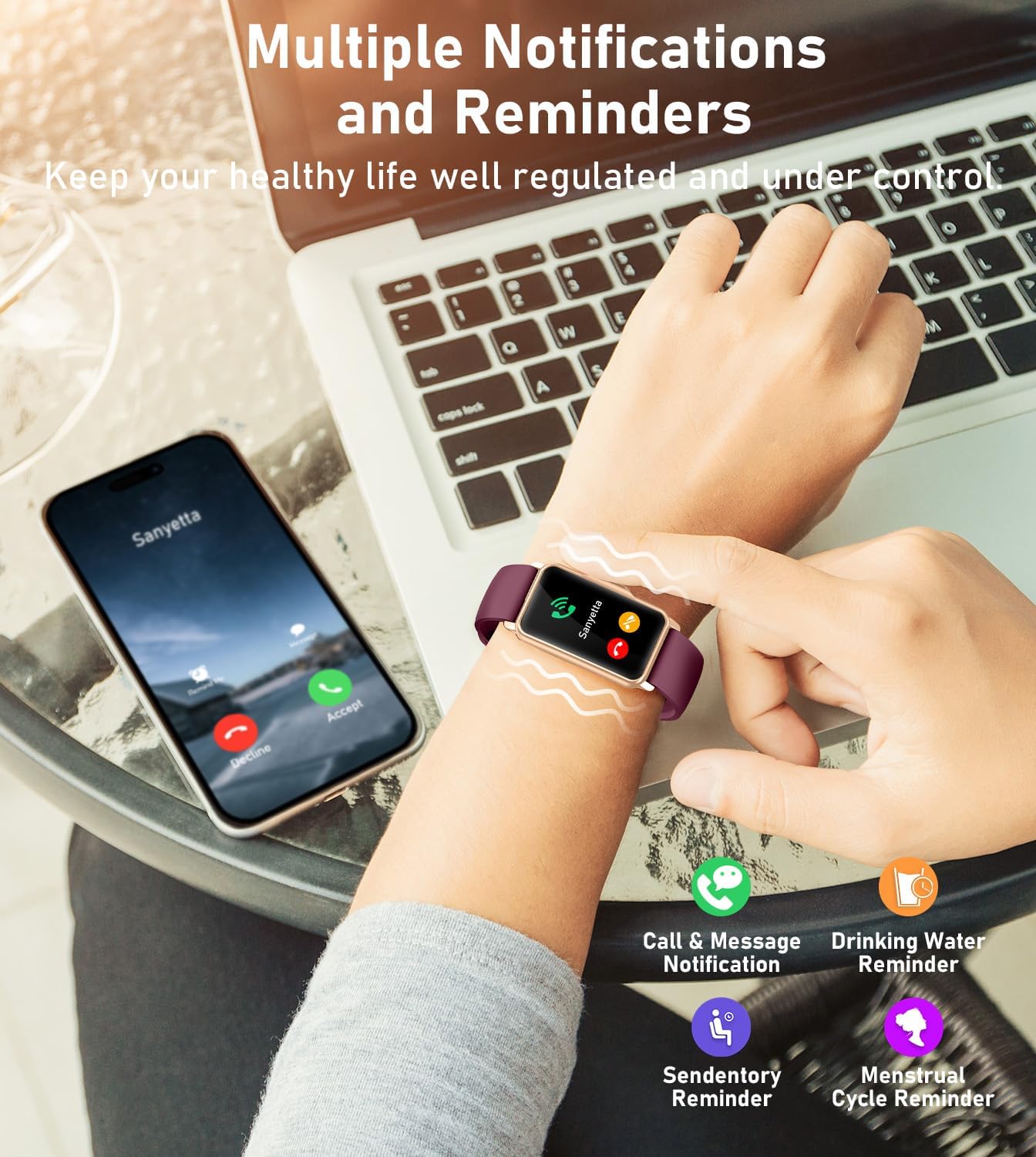 Detalle 2 de Smart Watch Fitness Tracker with 1.47-inch Display