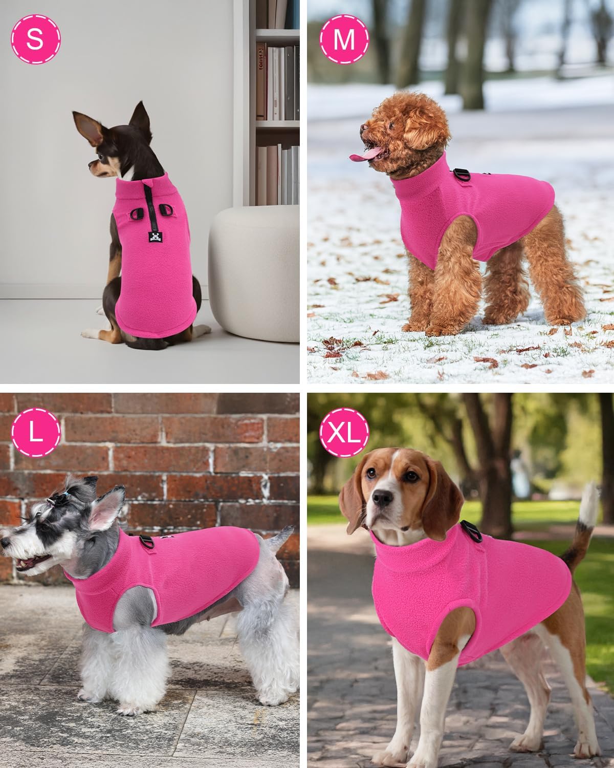 Detalle 1 de CuteBone Fleece Dog Vest DZBX01L