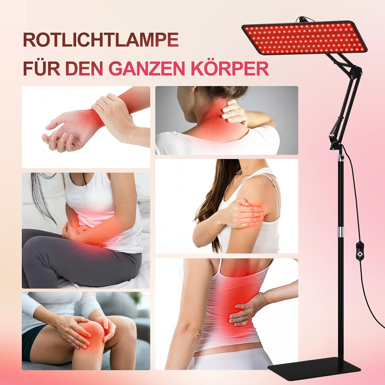 Thumbnail 4 de Morfone Rotlichtlampe Tri-Wellenlänge mit 120 LED