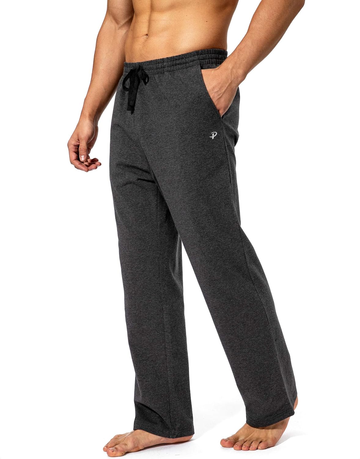 Thumbnail 1 de Pudolla Cotton Men’s Yoga Sweatpants with Pockets