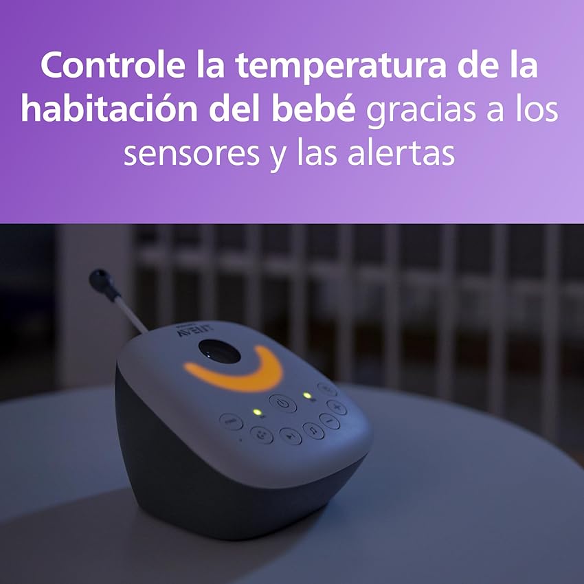 Detalle 2 de Philips Avent DECT SCD733/00 - Vigilabebés Seguro 👶
