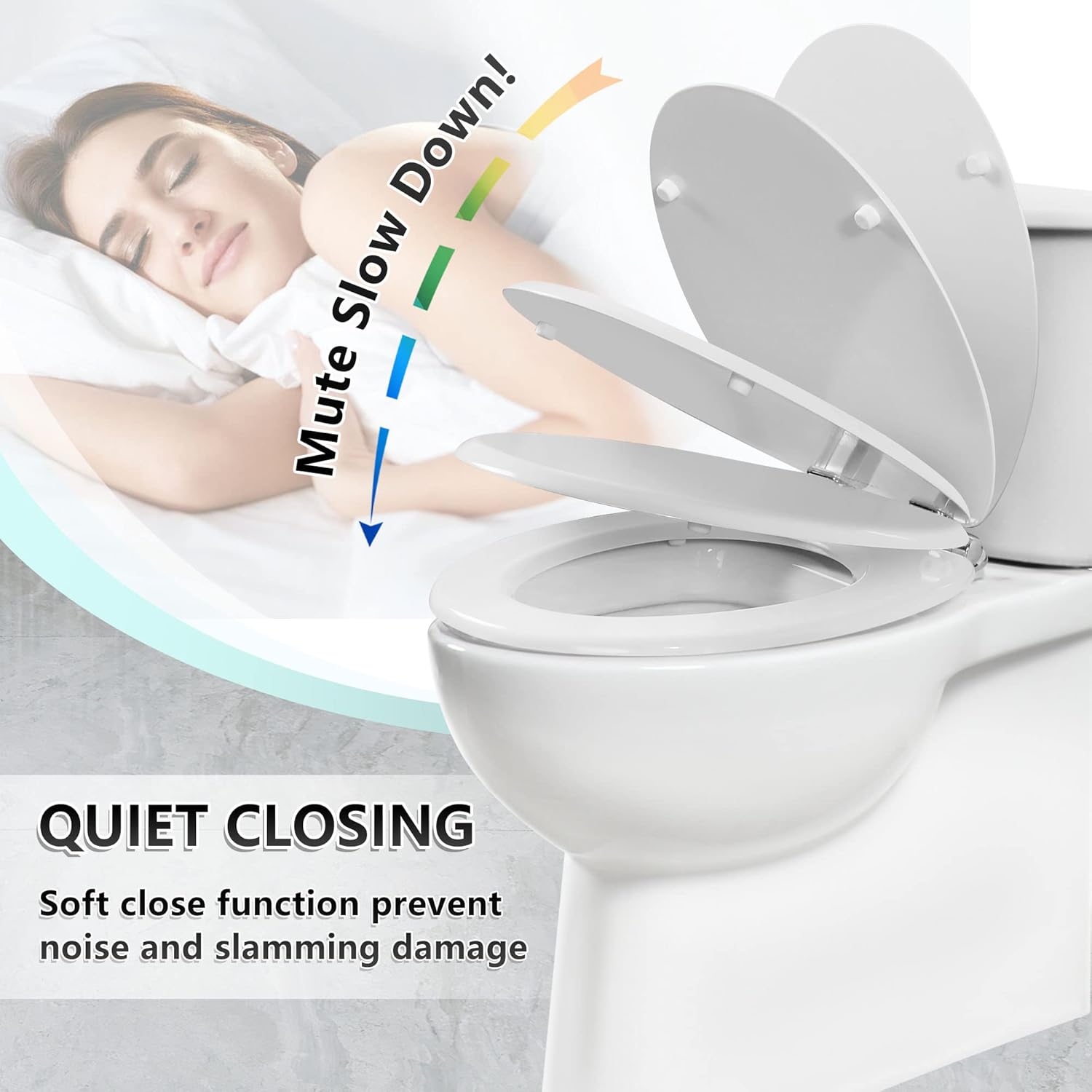 Thumbnail 2 de Angel Shield Soft Close Toilet Seat