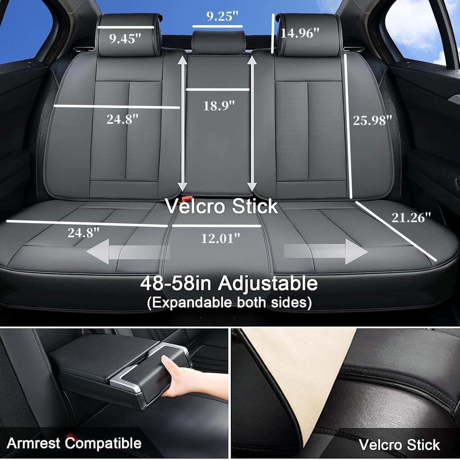 Thumbnail 1 de Coverado Car Seat Covers 5-piece