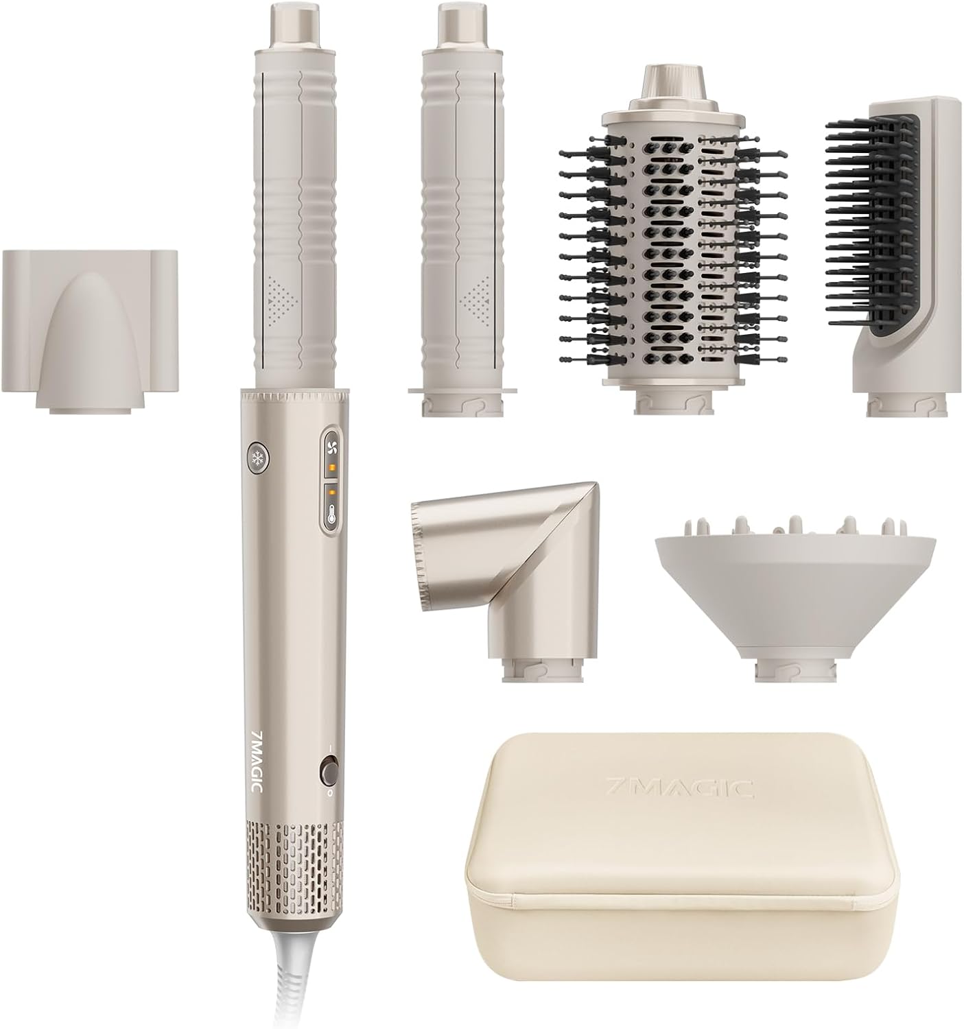 Detalle de 7MAGIC 7-in-1 Hot Air Styler with Auto-Wrap Curlers and Ionic Care
