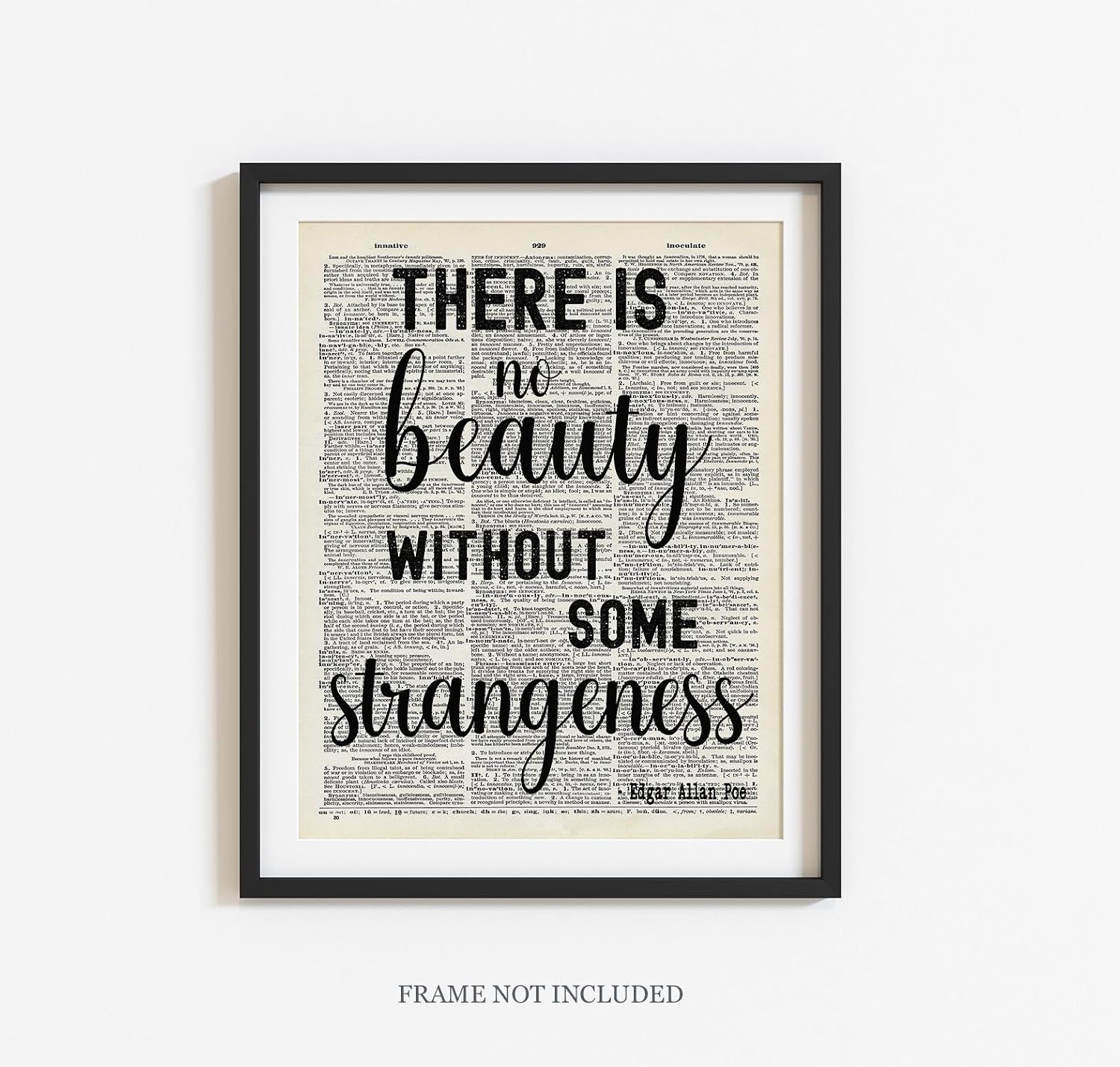 Thumbnail 4 de Edgar Allan Poe Quote Print, 8 x 10-Inch