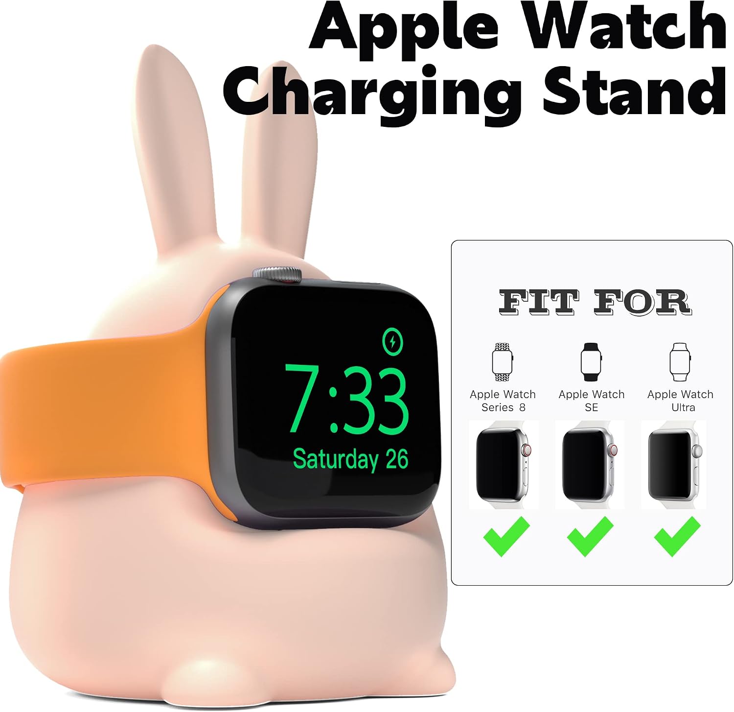 Detalle 2 de ELETIUO Charger Stand for Apple Watch 45mm