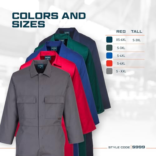 Detalle de Portwest S999 Classic Work Coverall Polycotton Elasticated Waist