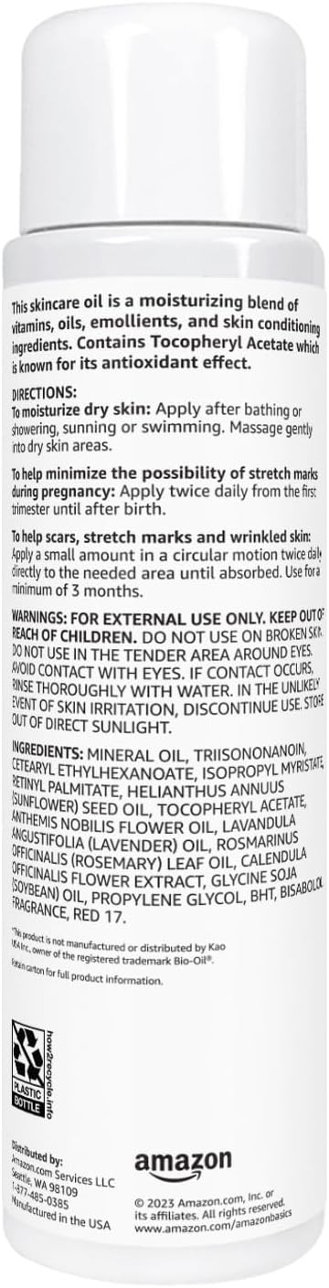 Thumbnail 5 de Amazon Basics Moisturizing Body Oil with Vitamins A & E (6.7 fl oz)