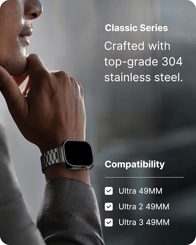 Detalle de Fullmosa Metal Band for Apple Watch Ultra 49mm