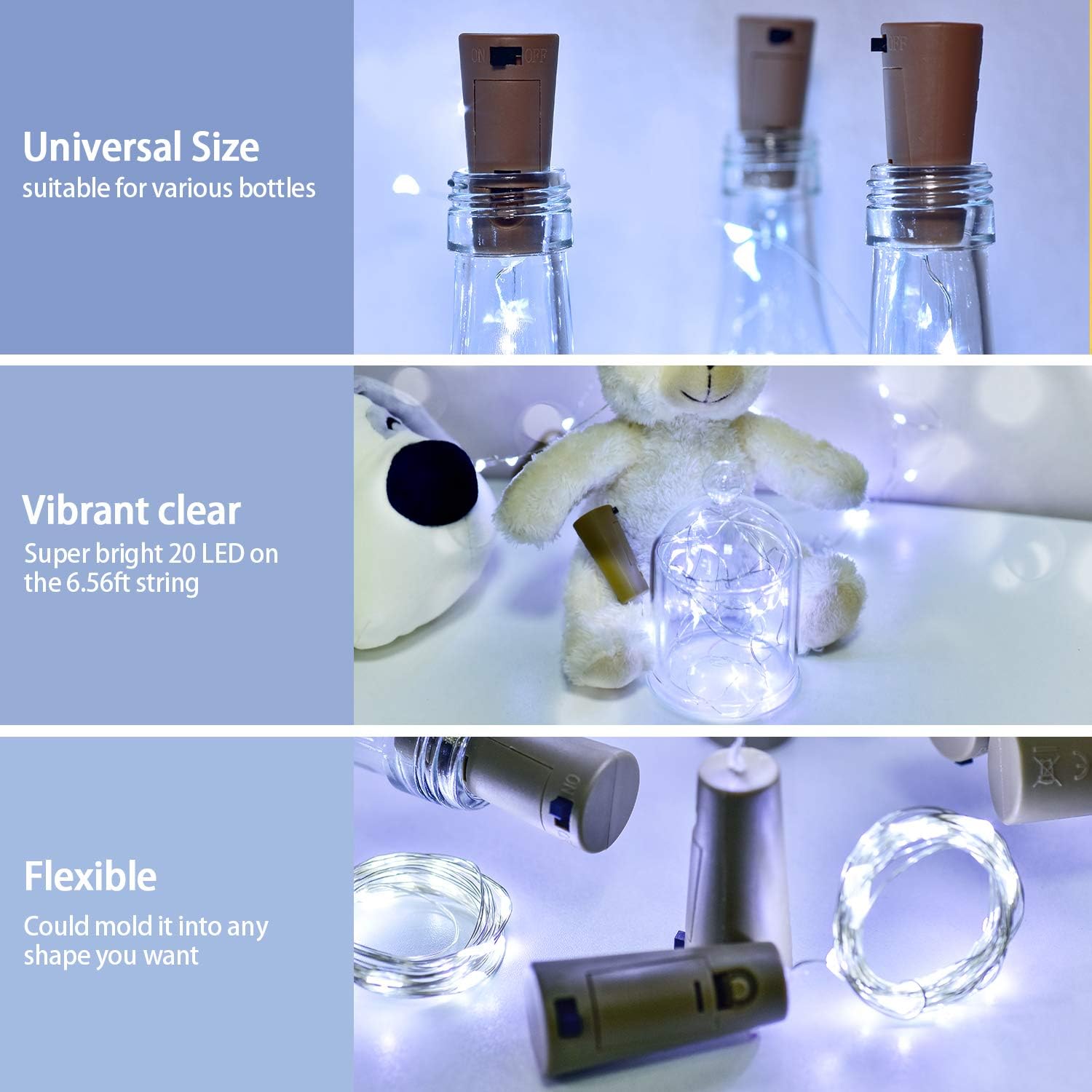 Thumbnail 2 de ooklee Bottle Lights 10 Pack