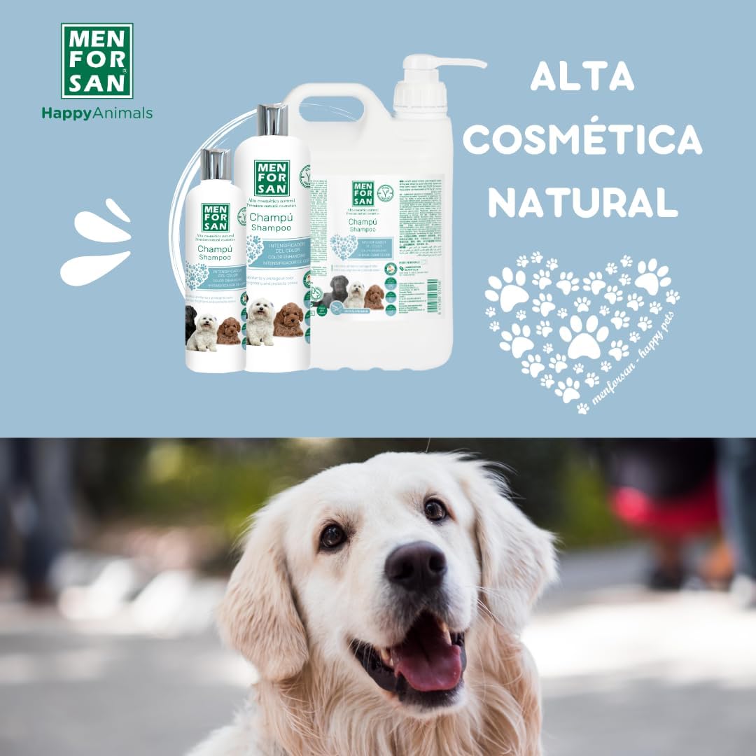 Thumbnail 5 de Menforsan Shampoo Intensificatore di Colore per Cani da 1L (vegano, pH neutro, senza parabeni)