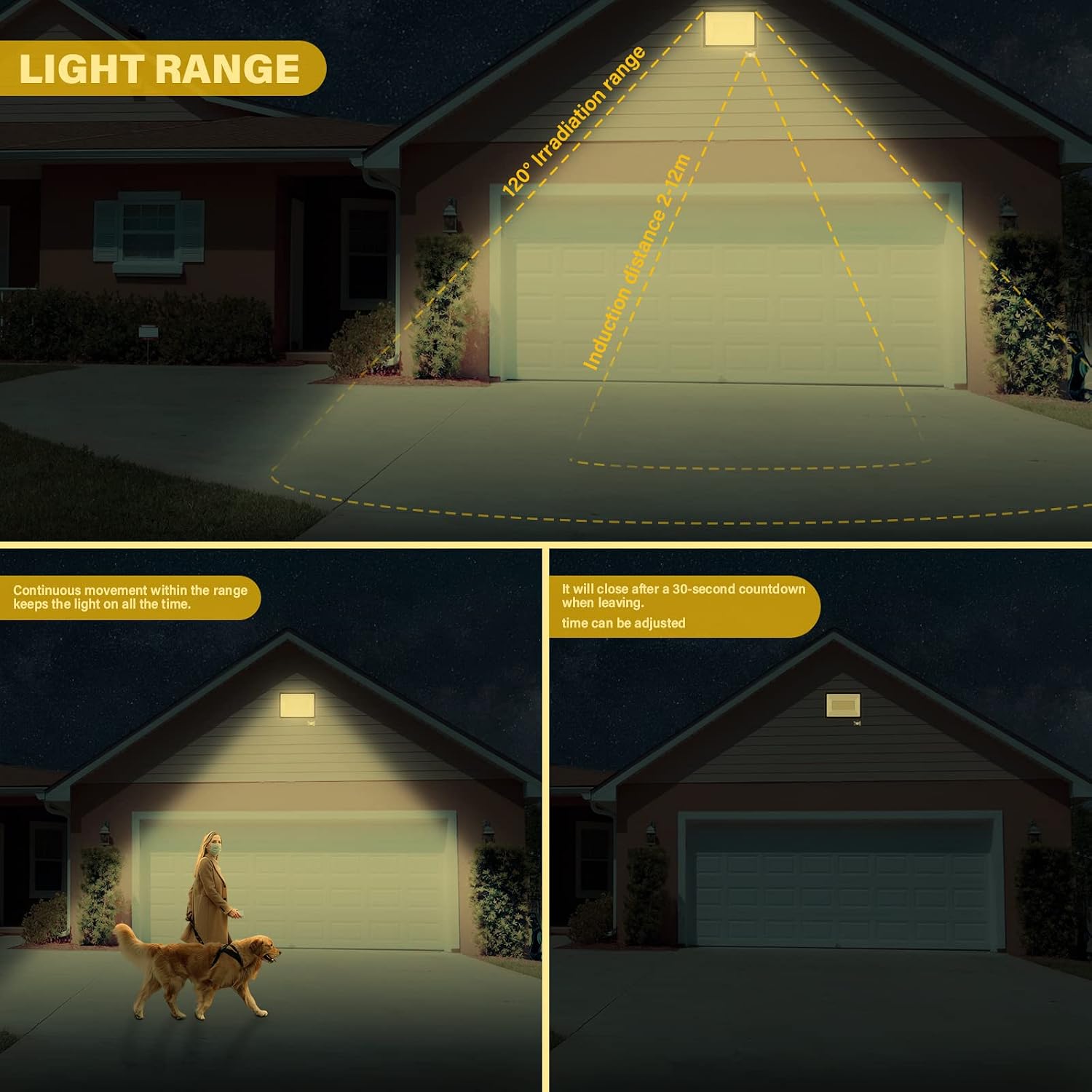 Detalle 2 de Willpower LED floodlight with motion sensor