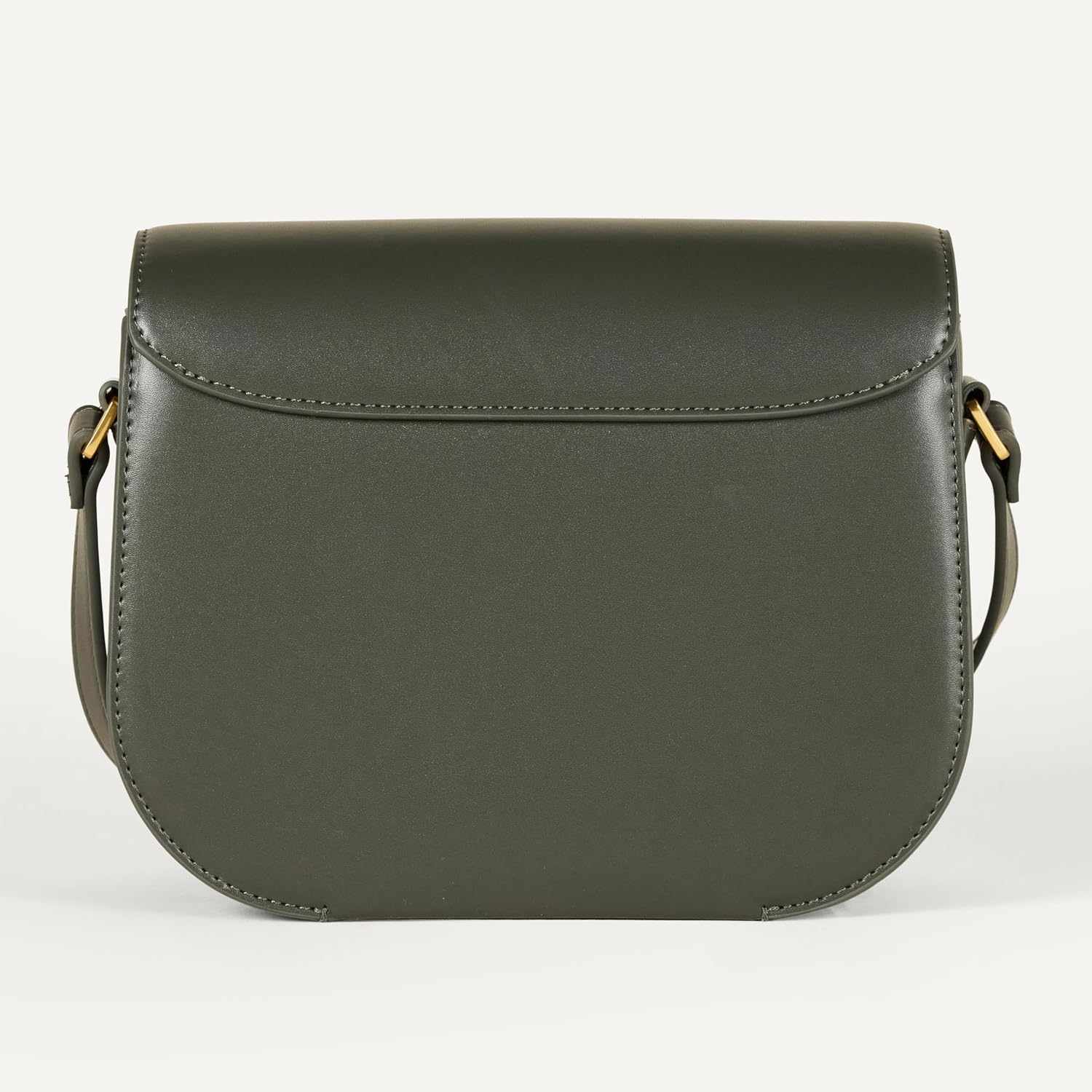 Detalle de Vegan leather crossbody flap bag