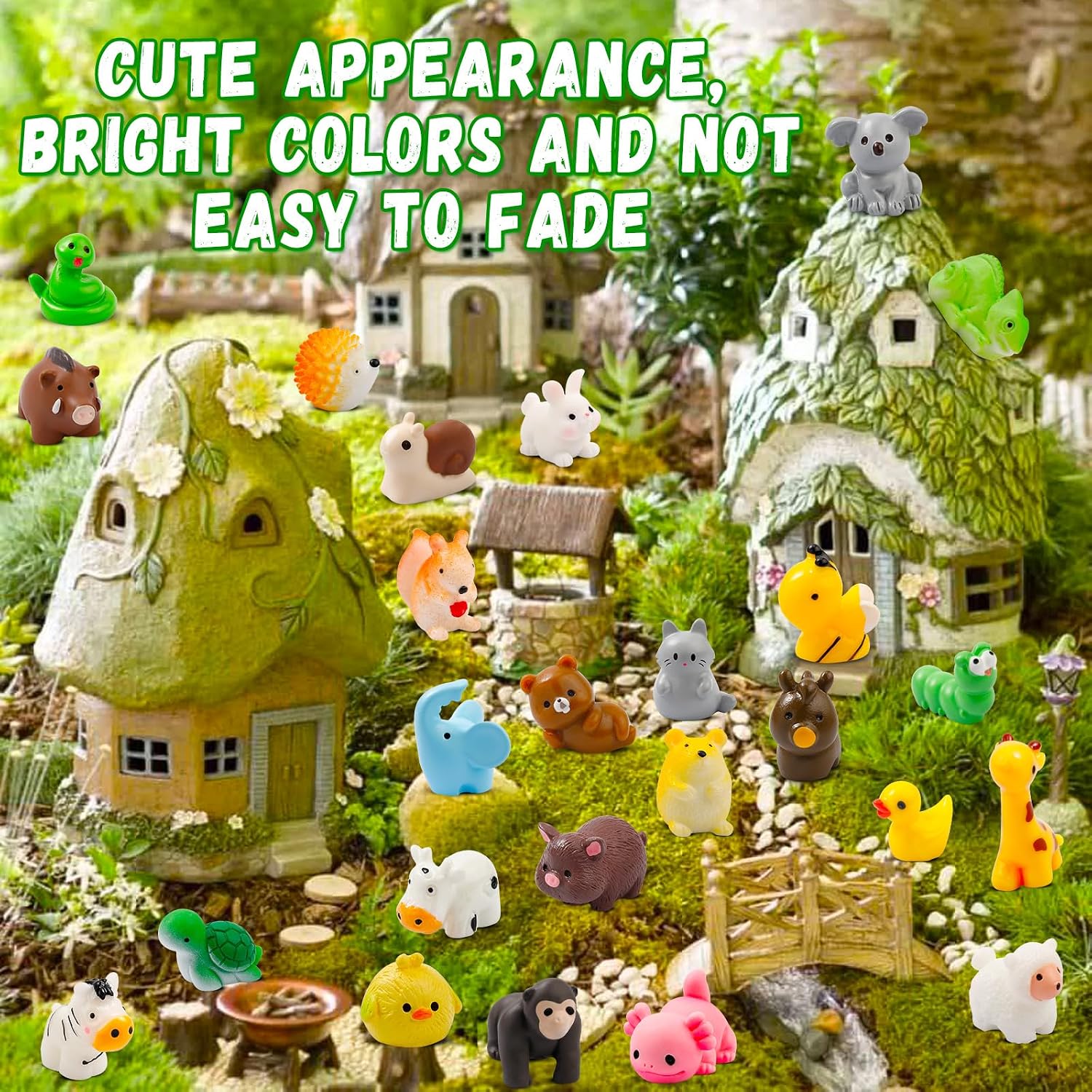 Detalle 2 de 42 Pcs Mini Resin Animals