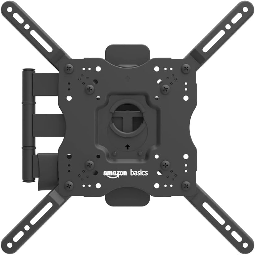 Thumbnail 4 de Amazon Basics TV Wall Bracket (26–55 inch) up to 36kg, swivel tilt mount for flat & curved TVs, VESA 100x100–400x400, black