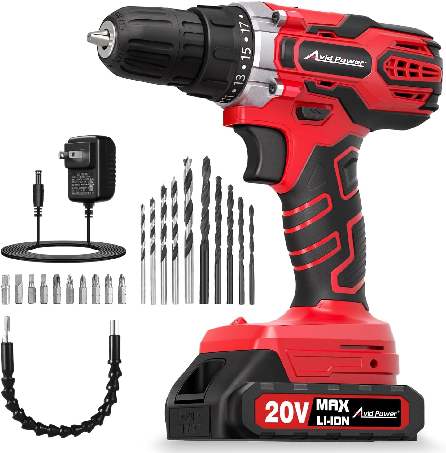 Detalle de AVID POWER Cordless Drill 20V