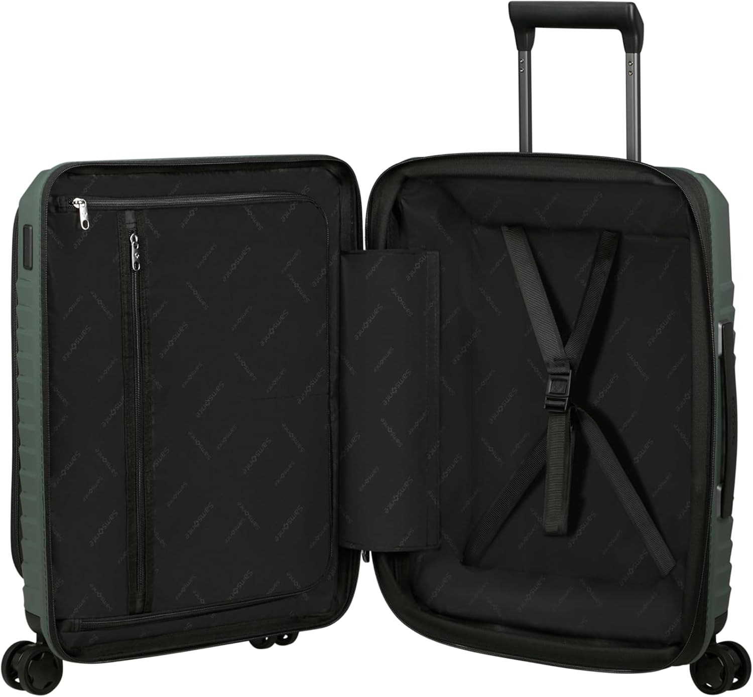 Thumbnail 4 de Samsonite Intuo Spinner S (55 cm) erweiterbares Handgepäck in Olive Green – TSA-Schloss