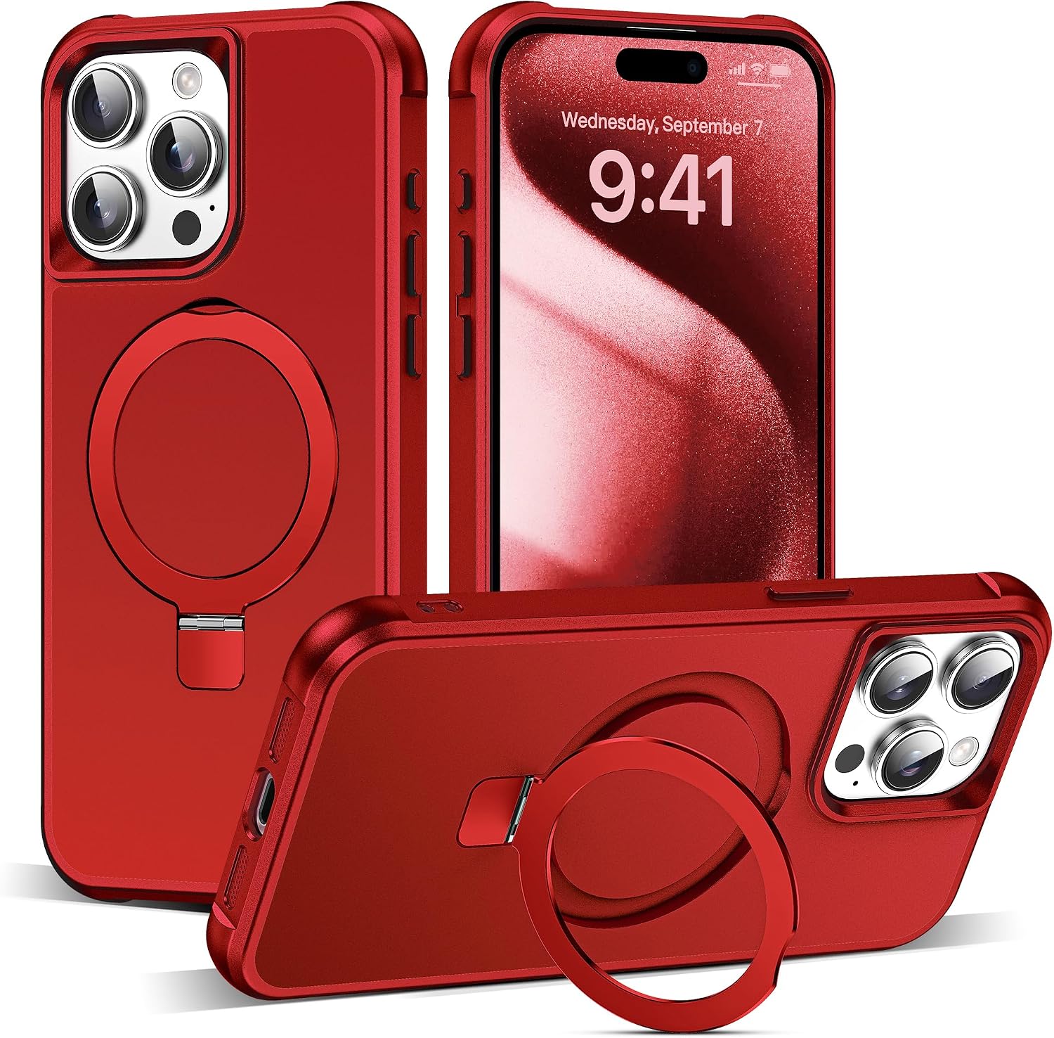 Detalle de SKYLMW iPhone 15 Pro Case 6.1" Red