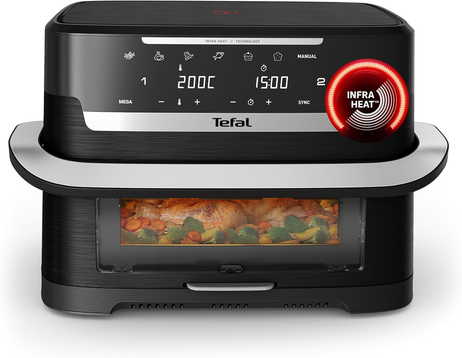 Thumbnail 1 de Tefal Dual Easy Fry Heißluftfritteuse 8,3 L 🍟