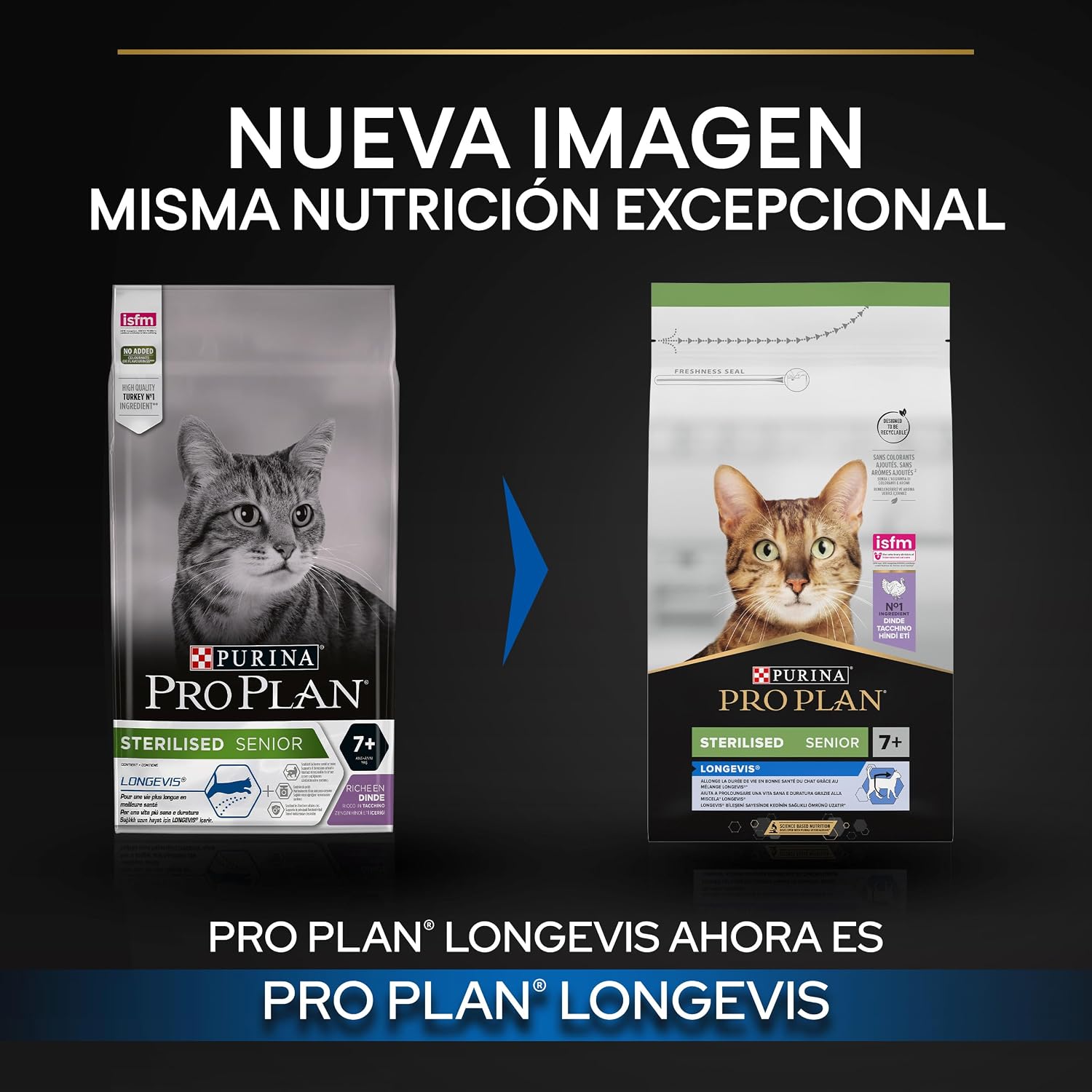 Thumbnail 2 de Purina Pro Plan Comida para Gato Esterilizado Adulto Pavo 🐱