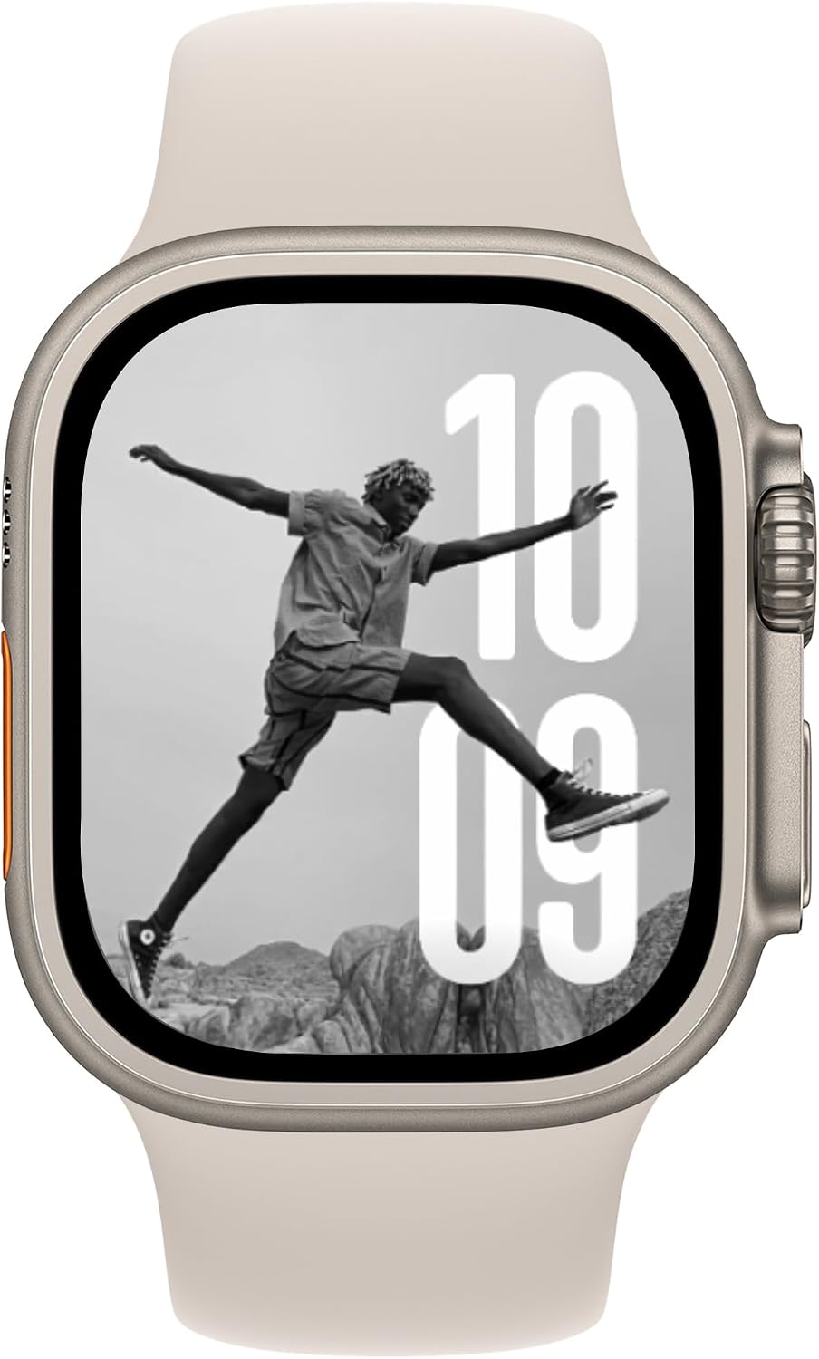 Detalle de Bracelet DONEGANI SB en silicone pour Apple Watch Ultra 2 & Series 10/9/8/7/6/5/4/3/2/1 (Étoile)