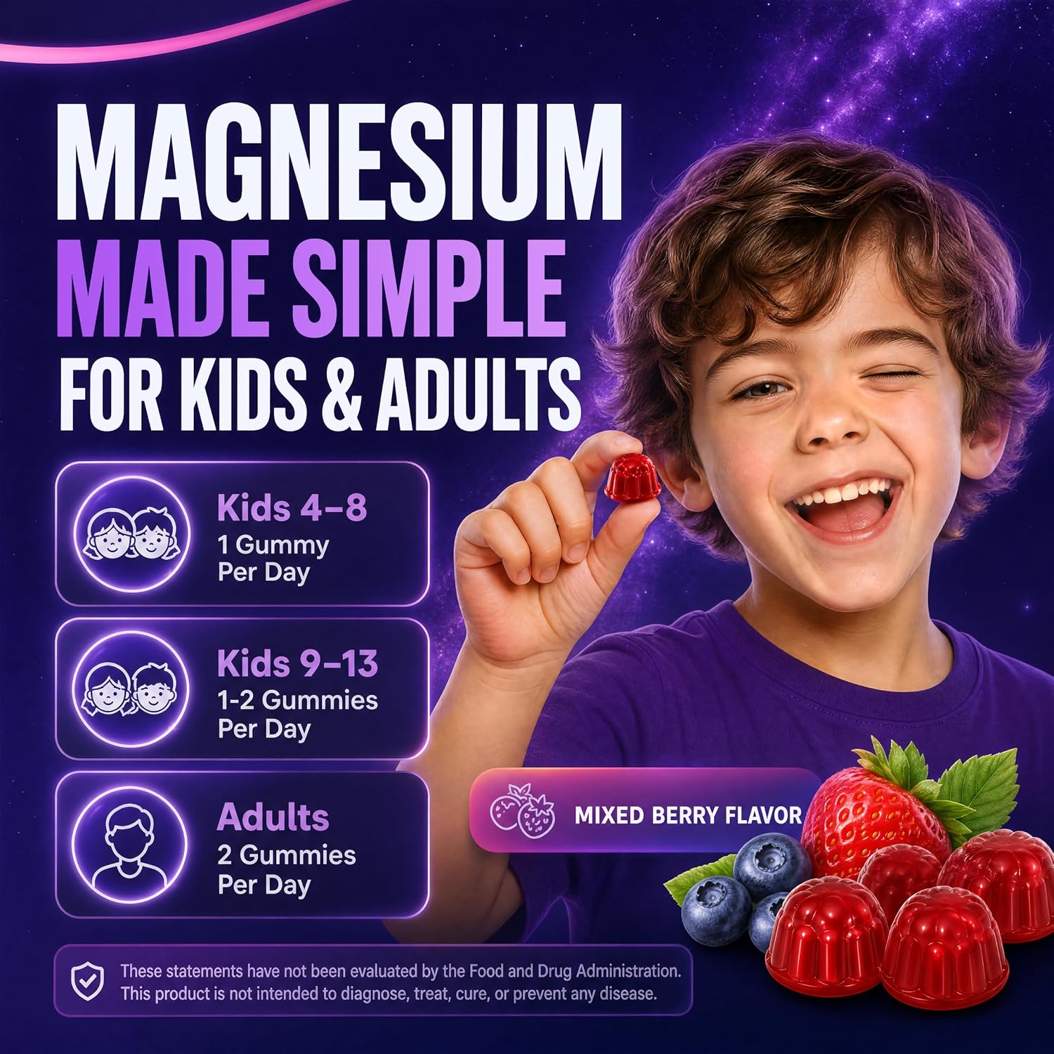 Detalle 2 de Magnesium Glycinate Gummies 500mg