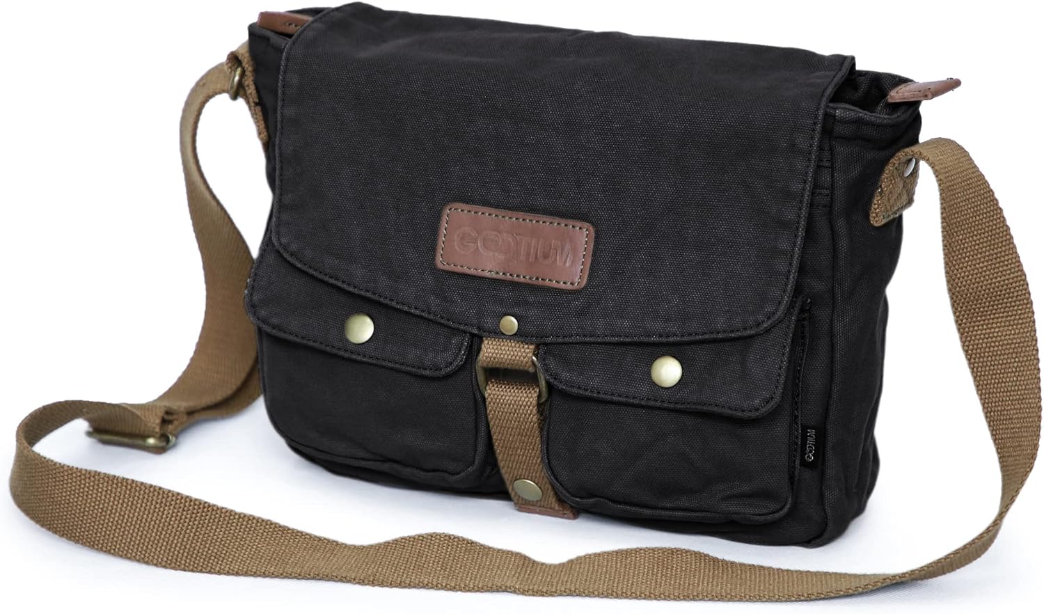 Thumbnail 3 de GOOTIUM 30624 Vintage Canvas Messenger Bag