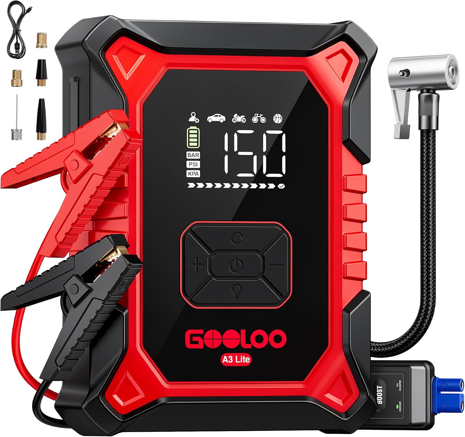 Detalle de GOOLOO Portable Jump Starter A3 Lite